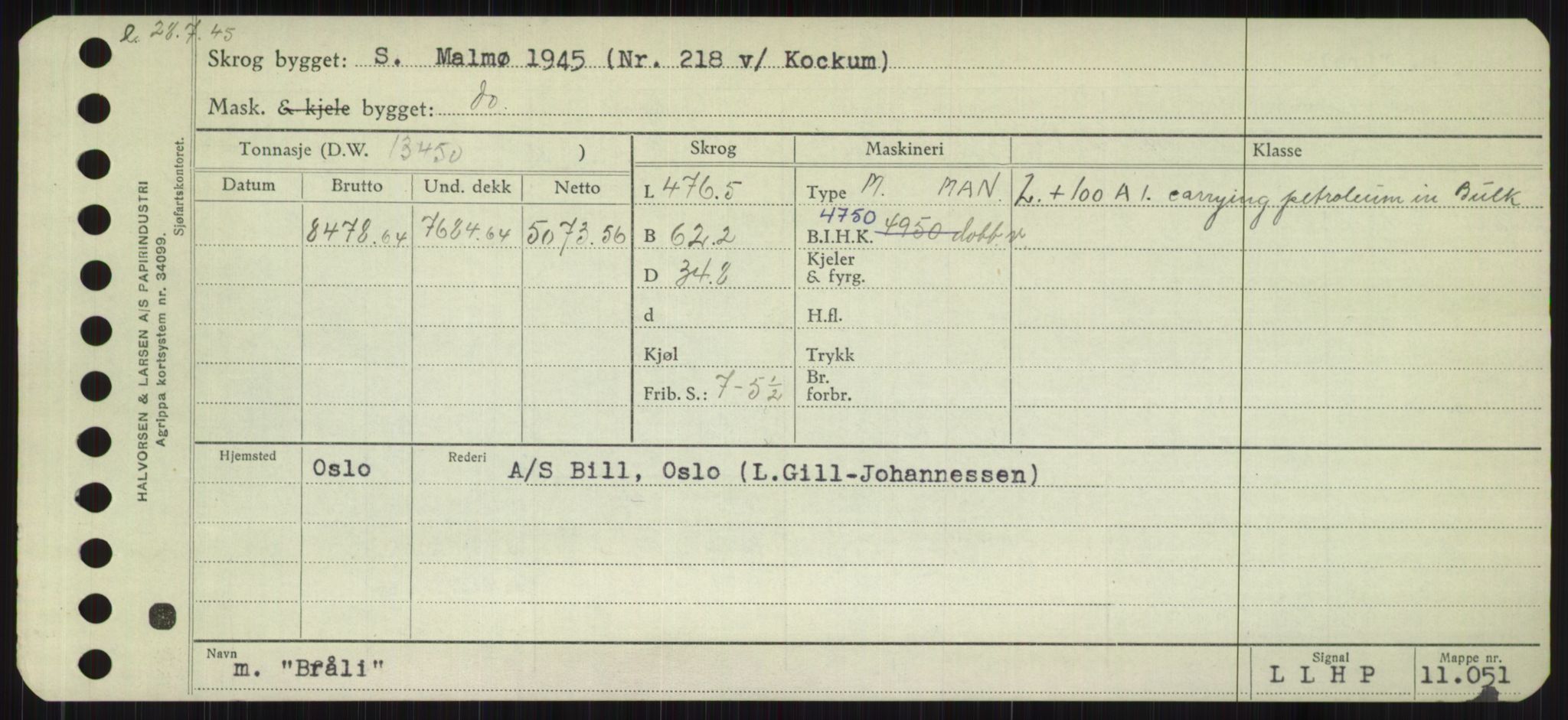 Sjøfartsdirektoratet med forløpere, Skipsmålingen, AV/RA-S-1627/H/Hb/L0001: Fartøy, A-D, s. 393