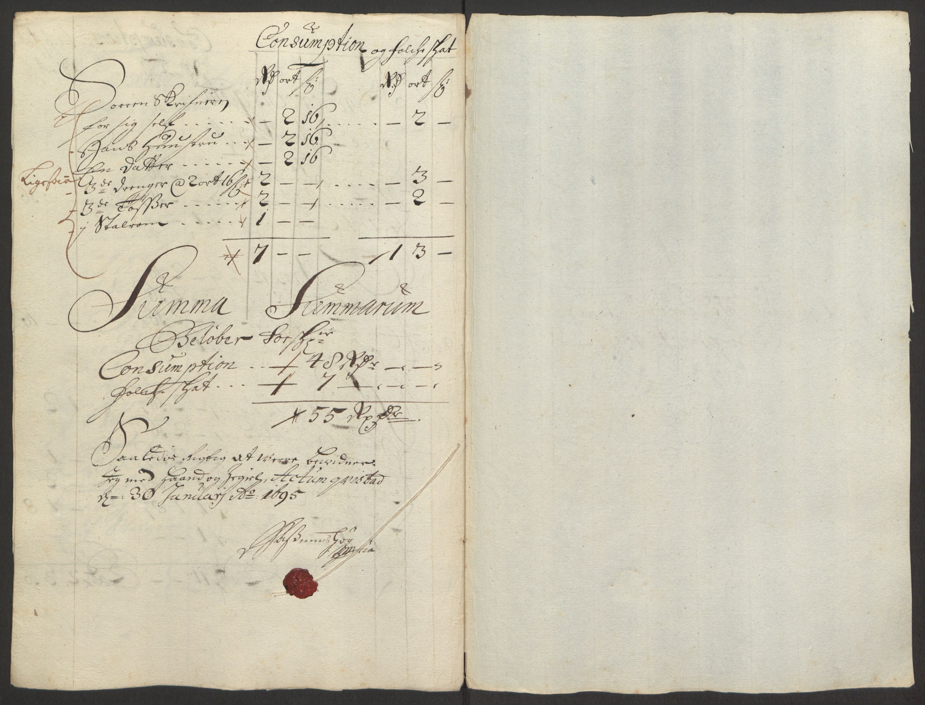 Rentekammeret inntil 1814, Reviderte regnskaper, Fogderegnskap, RA/EA-4092/R63/L4308: Fogderegnskap Inderøy, 1692-1694, s. 550