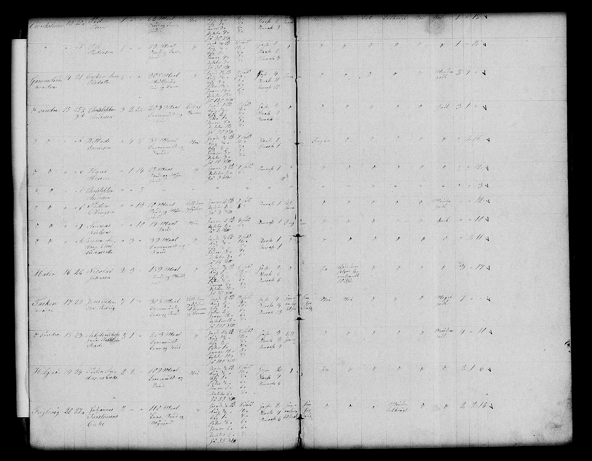 Matrikkelrevisjonen av 1863, AV/RA-S-1530/F/Fe/L0018: Råde, 1863