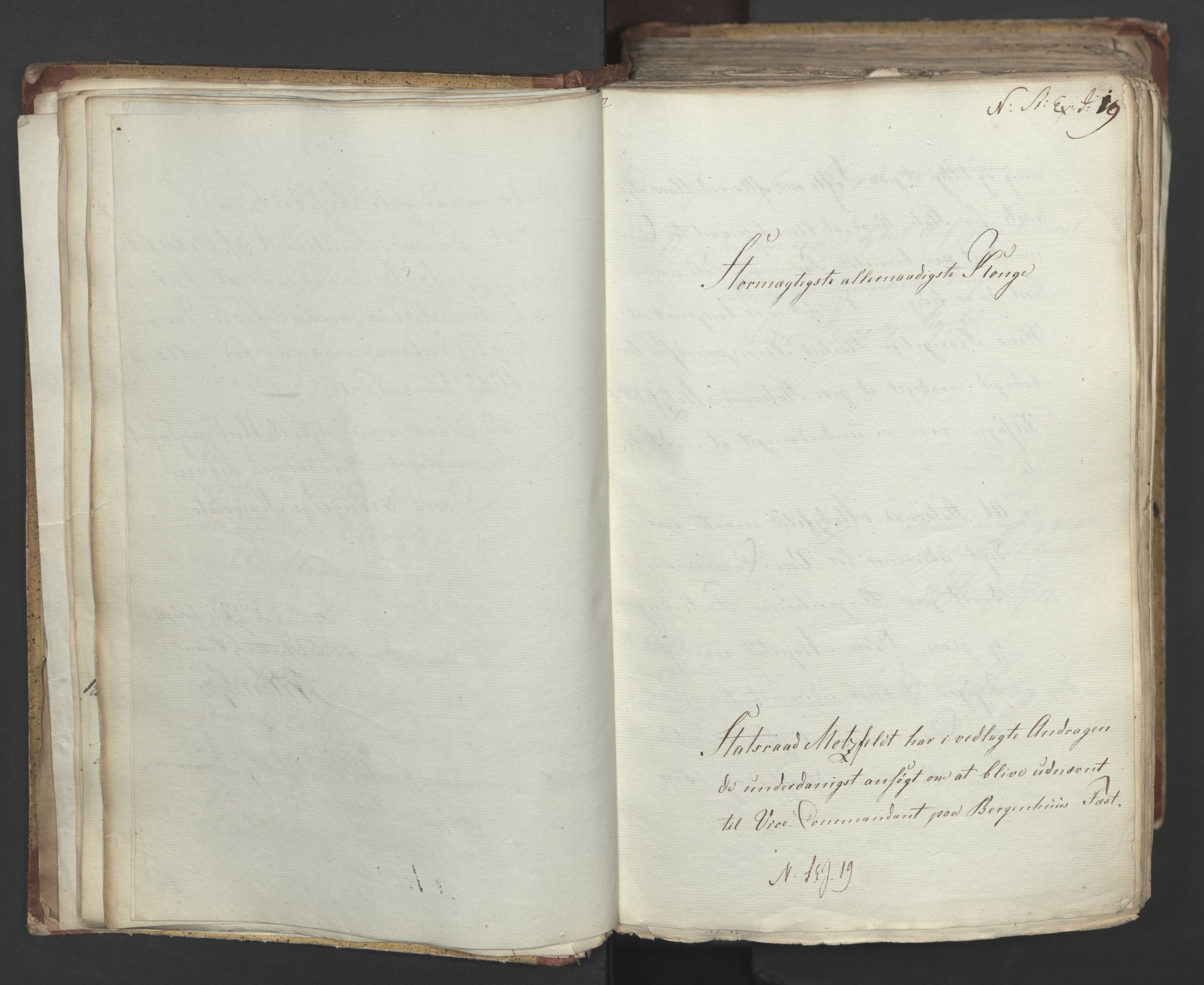 Statsrådsavdelingen i Stockholm, RA/S-1003/D/Da/L0001: Regjeringsinnstillinger nr. 1-262, 1814-1815, s. 40