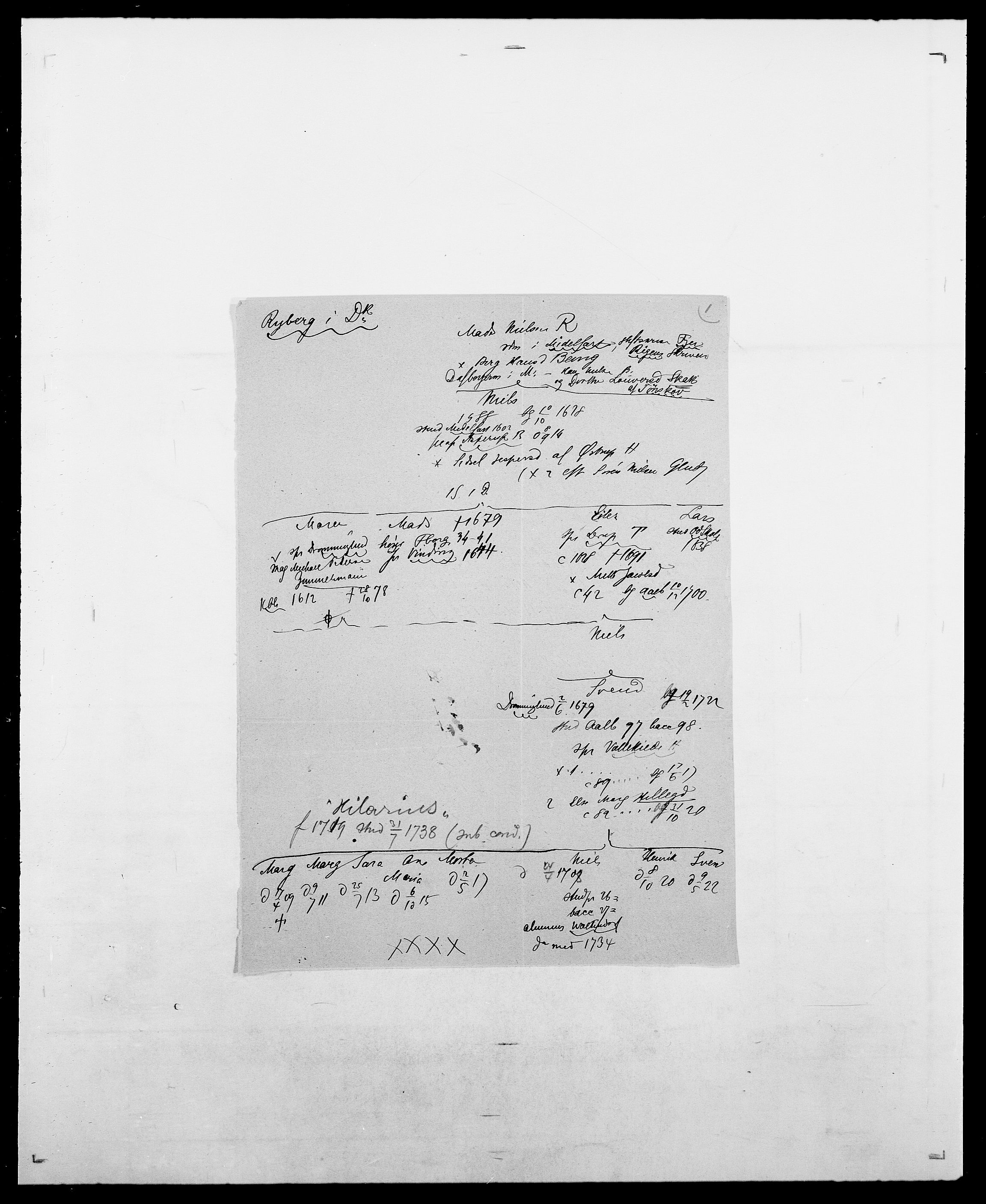 Delgobe, Charles Antoine - samling, AV/SAO-PAO-0038/D/Da/L0033: Roald - Røyem, s. 523