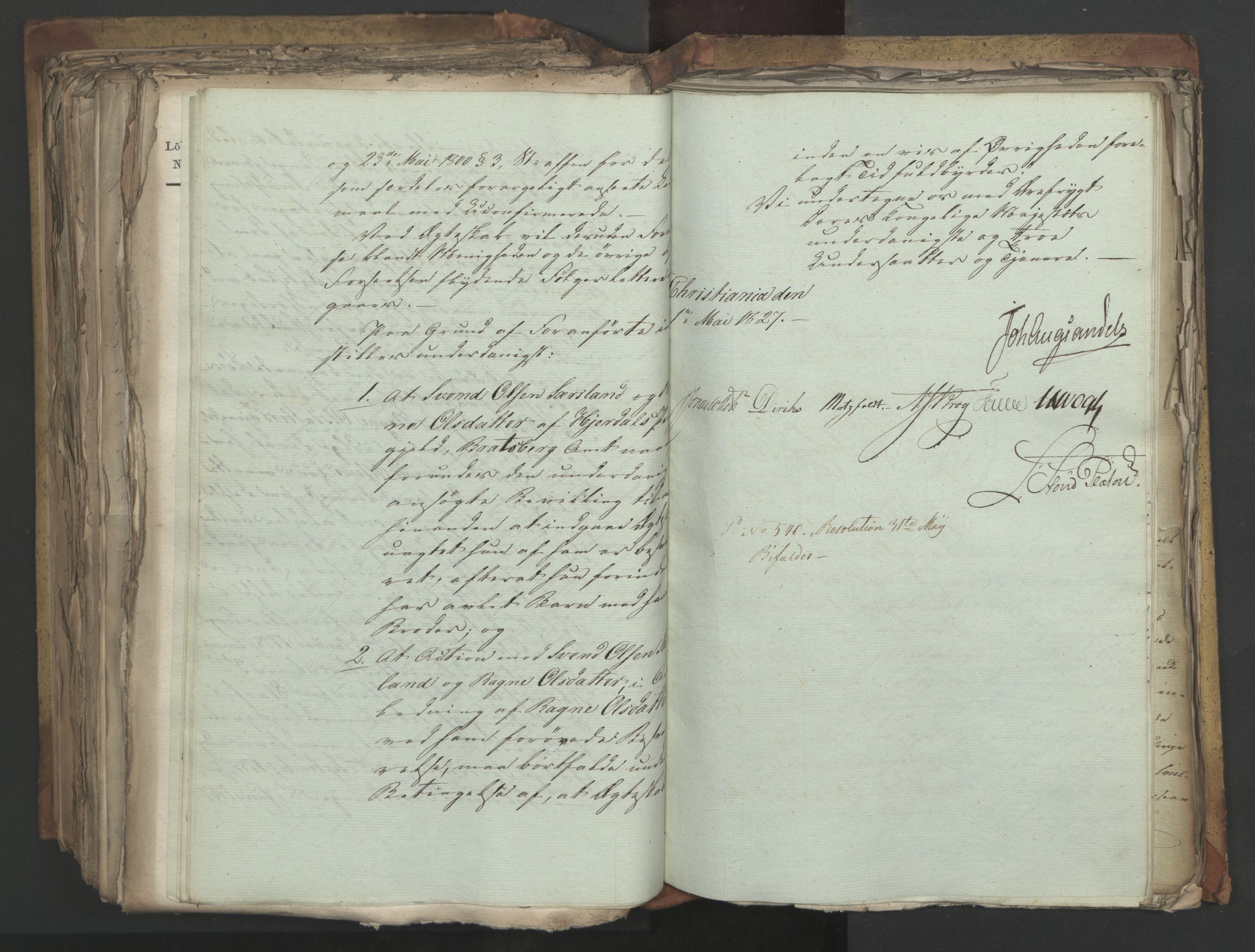 Statsrådsavdelingen i Stockholm, AV/RA-S-1003/D/Da/L0050: Regjeringsinnstillinger nr. 4087-4309, 1826, s. 507