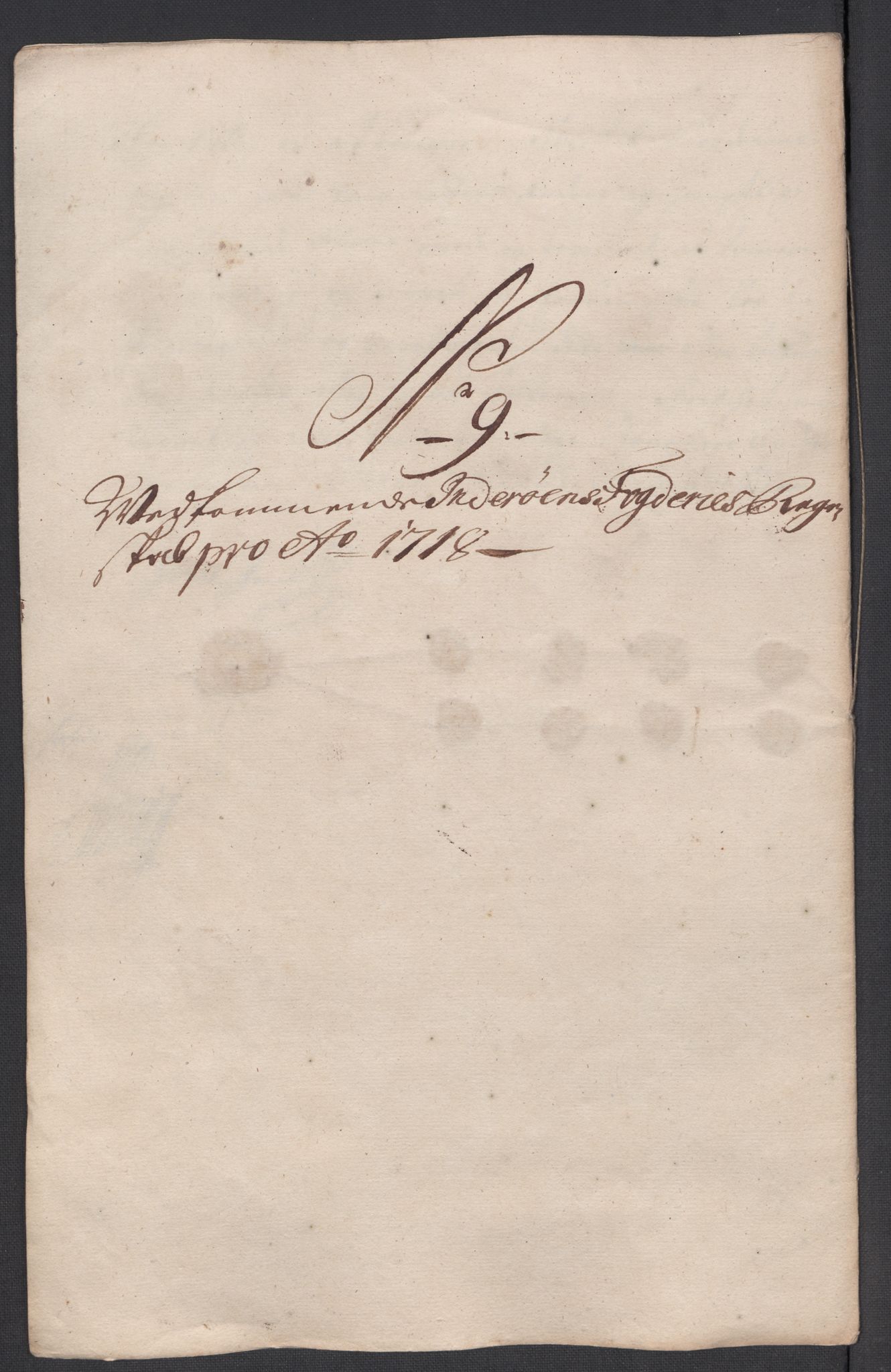 Rentekammeret inntil 1814, Reviderte regnskaper, Fogderegnskap, AV/RA-EA-4092/R63/L4326: Fogderegnskap Inderøy, 1718, s. 146