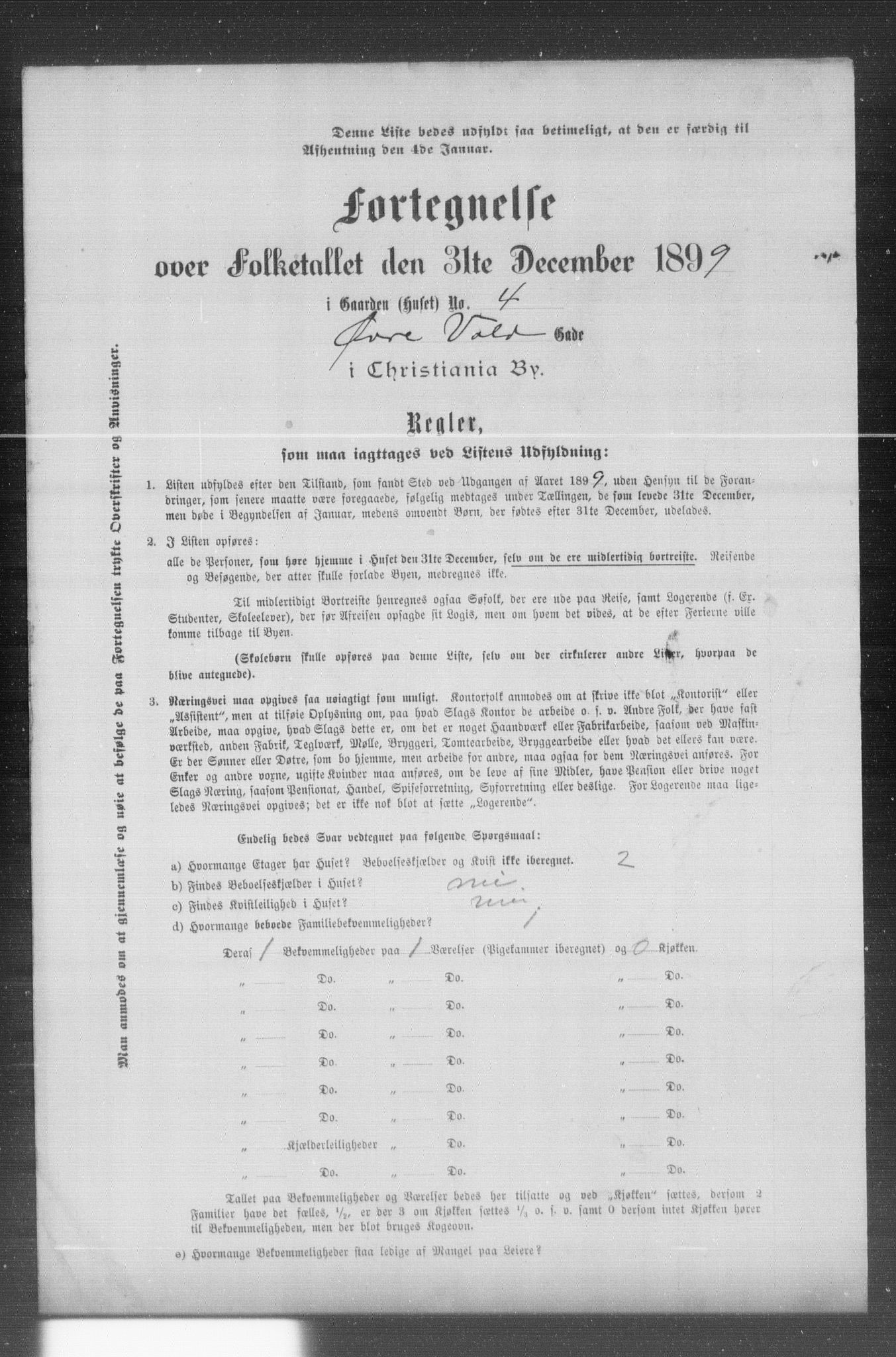 OBA, Kommunal folketelling 31.12.1899 for Kristiania kjøpstad, 1899, s. 16663