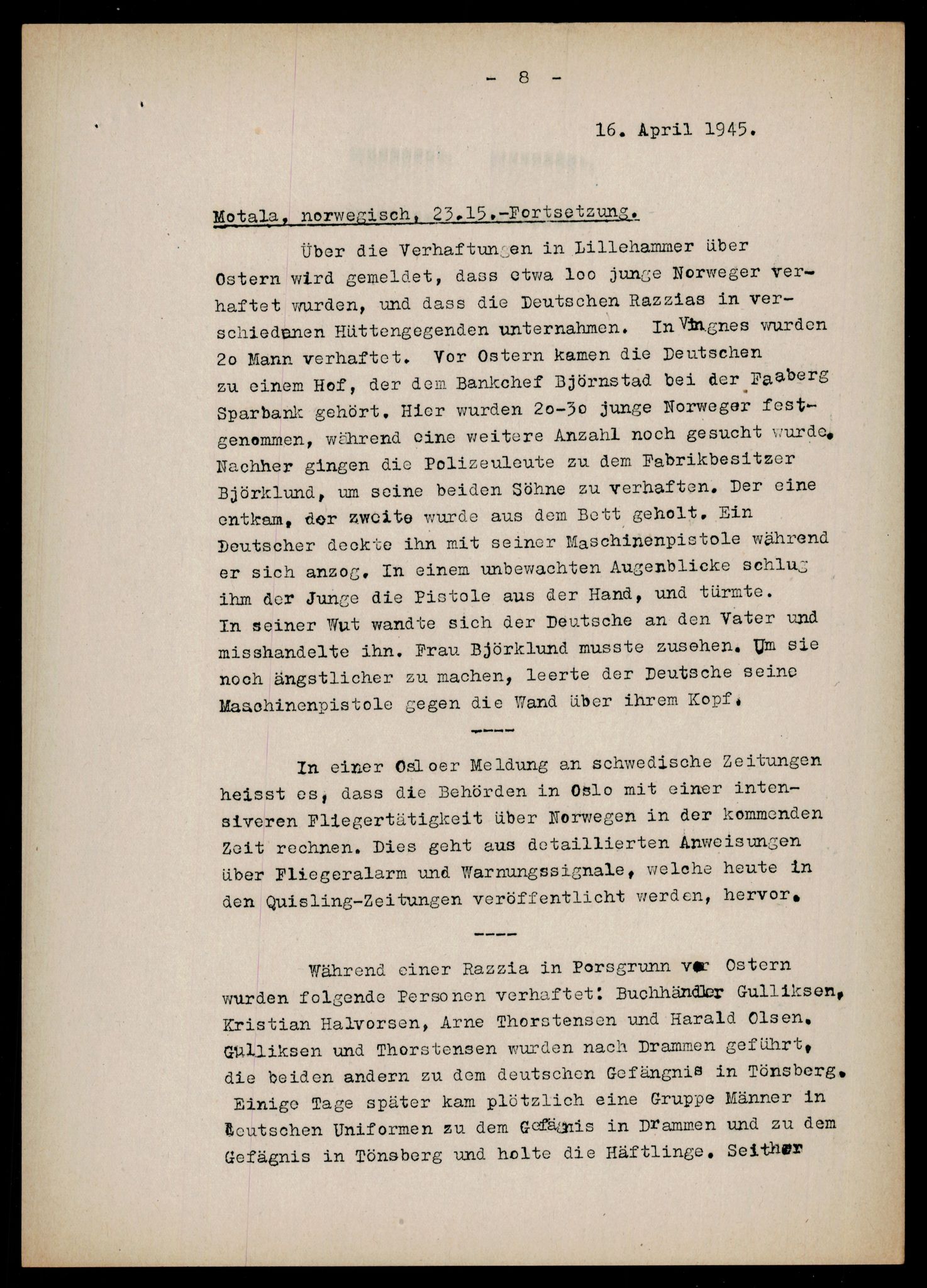 Forsvarets Overkommando. 2 kontor. Arkiv 11.4. Spredte tyske arkivsaker, AV/RA-RAFA-7031/D/Dar/Darb/L0007: Reichskommissariat - Hauptabteilung Volksaufklärung und Propaganda, 1942-1945, s. 323