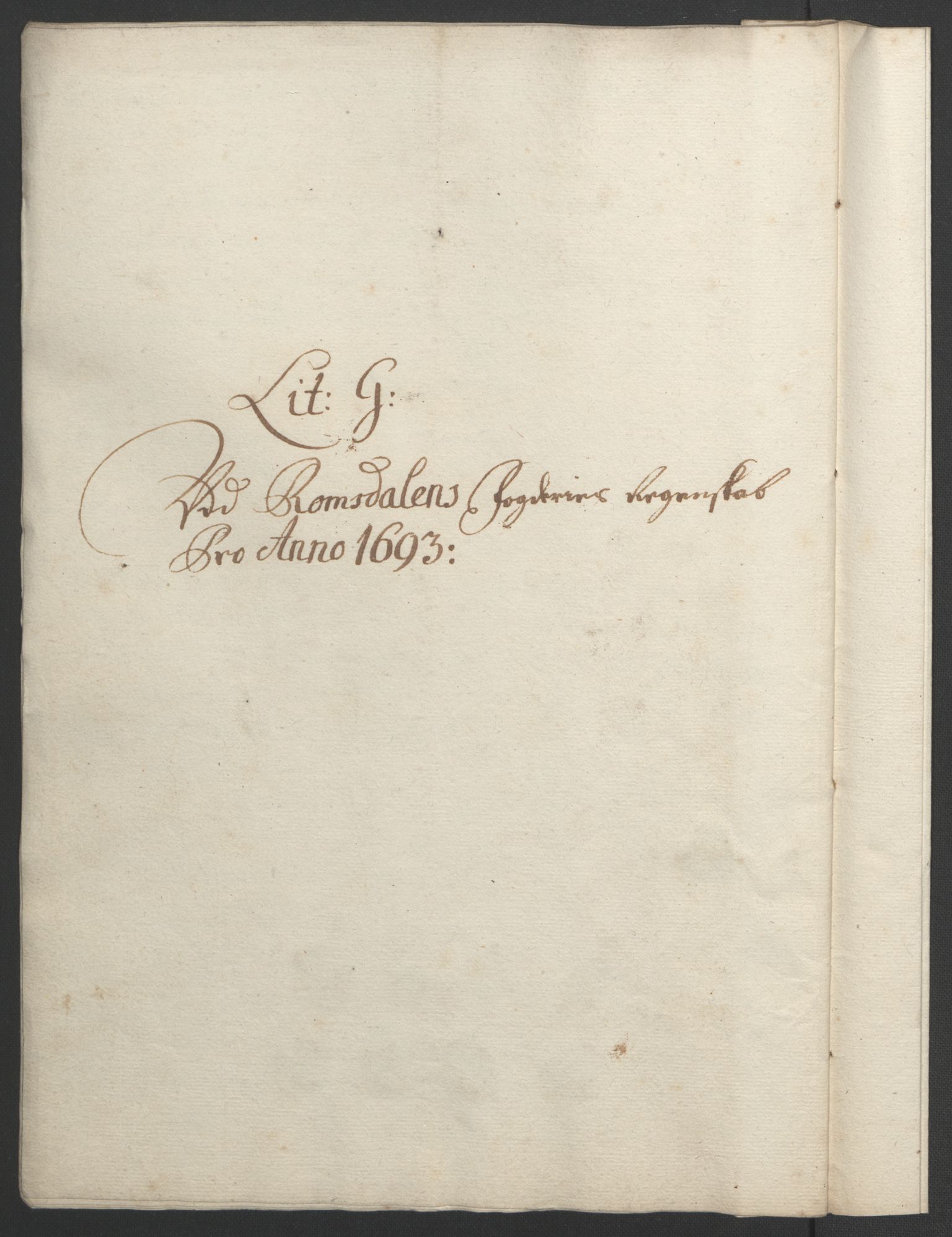 Rentekammeret inntil 1814, Reviderte regnskaper, Fogderegnskap, RA/EA-4092/R55/L3651: Fogderegnskap Romsdal, 1693-1694, s. 92