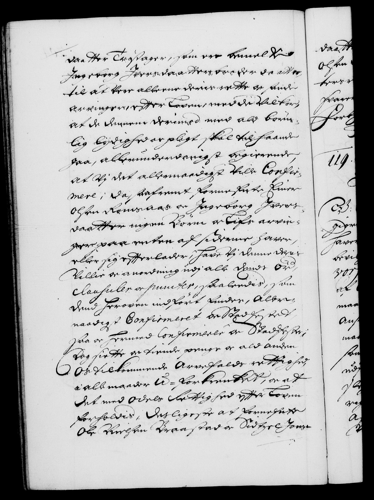 Danske Kanselli 1572-1799, AV/RA-EA-3023/F/Fc/Fca/Fcaa/L0016: Norske registre (mikrofilm), 1692-1697, s. 204b