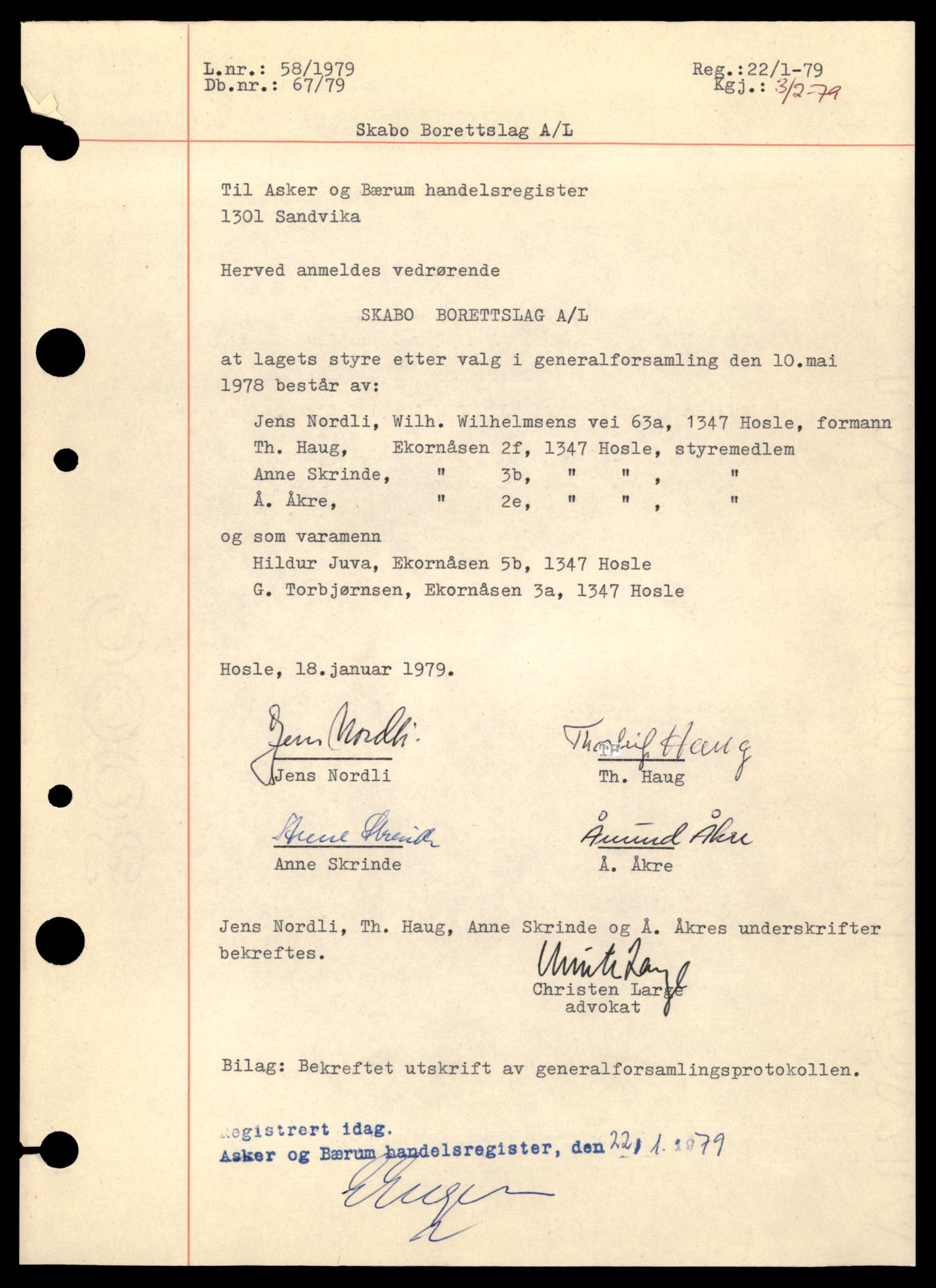 Asker og Bærum tingrett, AV/SAT-A-10379/K/Ka/Kab/L0035: Andelslag i Bærum, S - Å, 1944-1989, s. 7