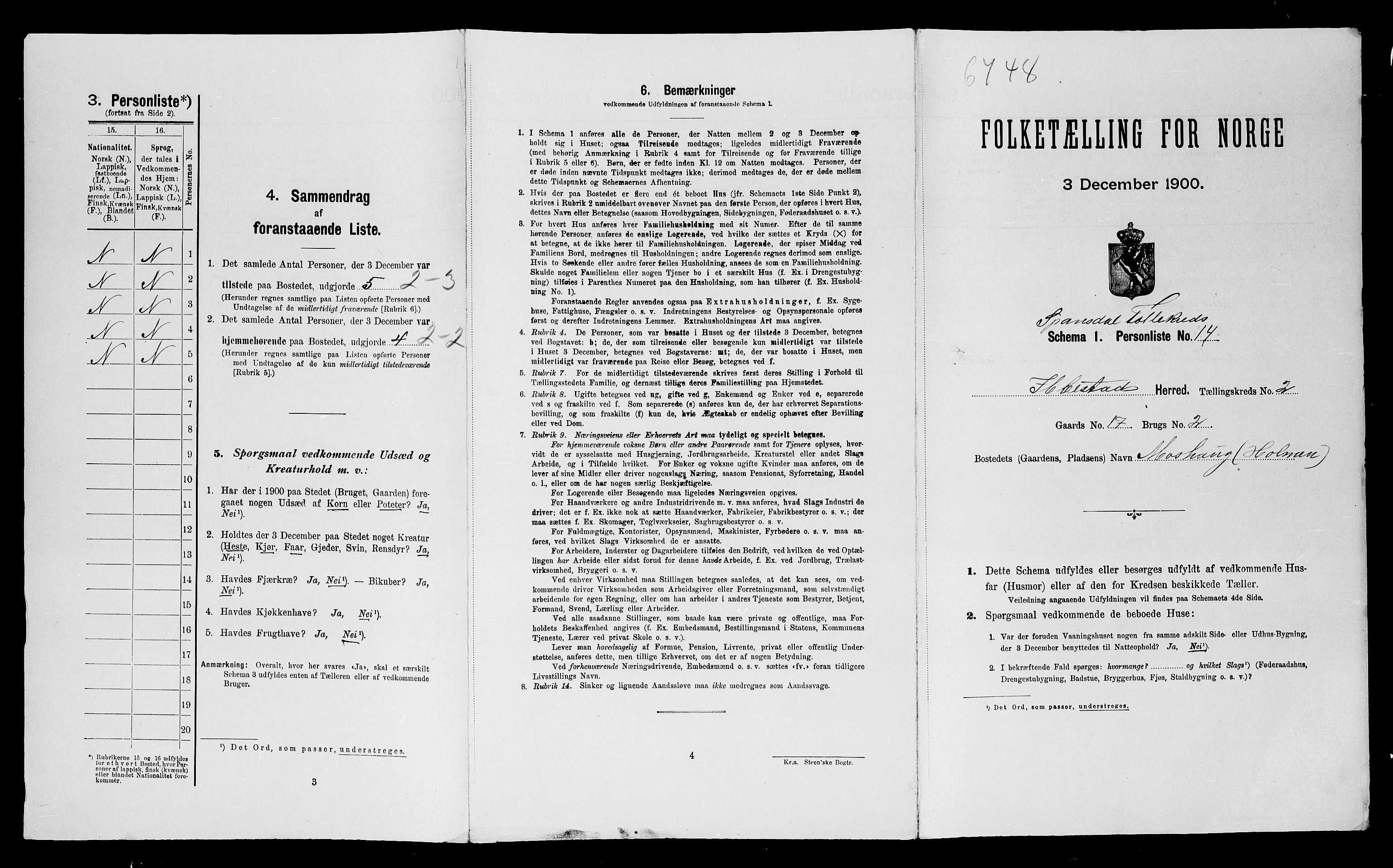 SATØ, Folketelling 1900 for 1917 Ibestad herred, 1900, s. 381