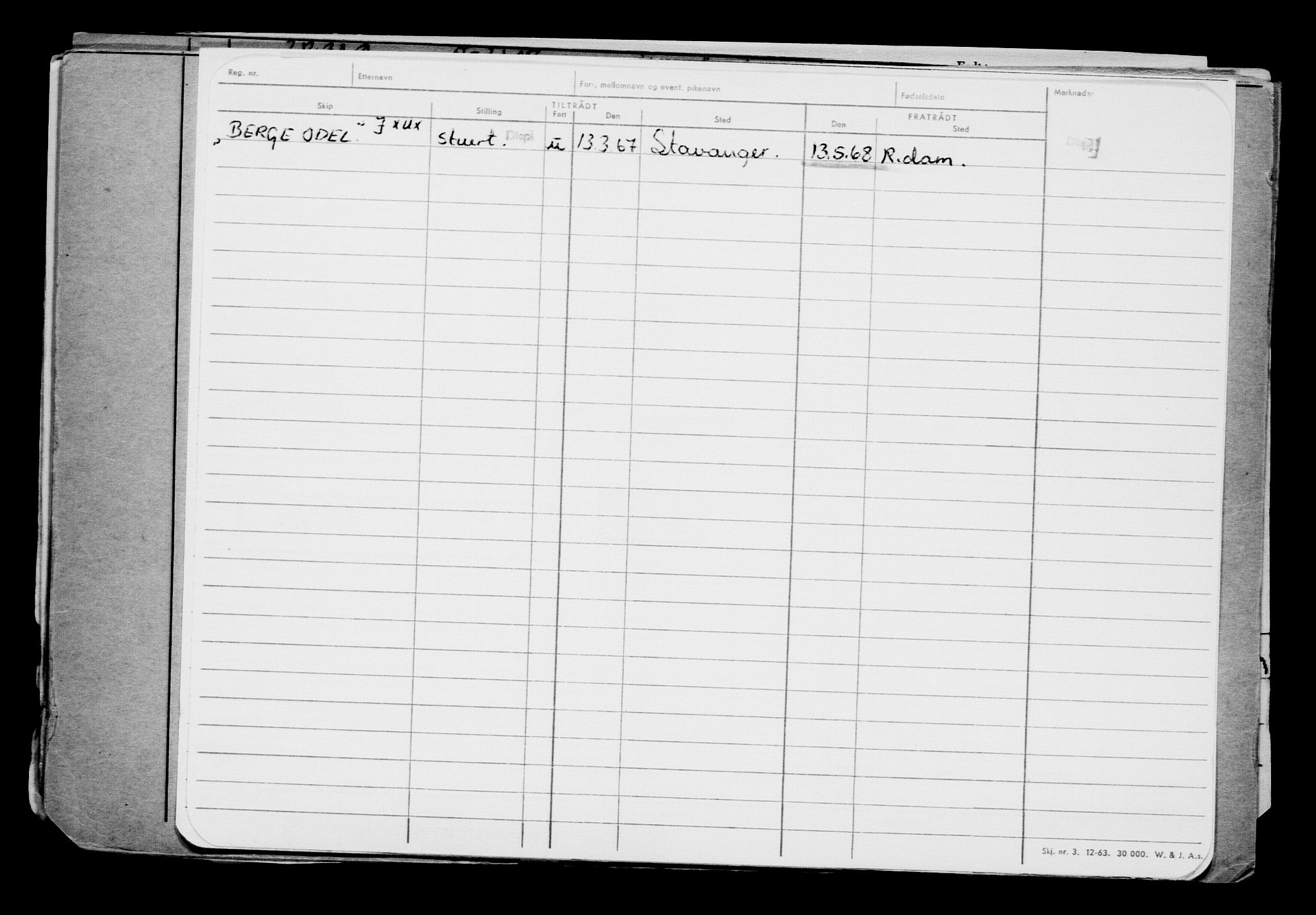Direktoratet for sjømenn, AV/RA-S-3545/G/Gb/L0048: Hovedkort, 1903, s. 34