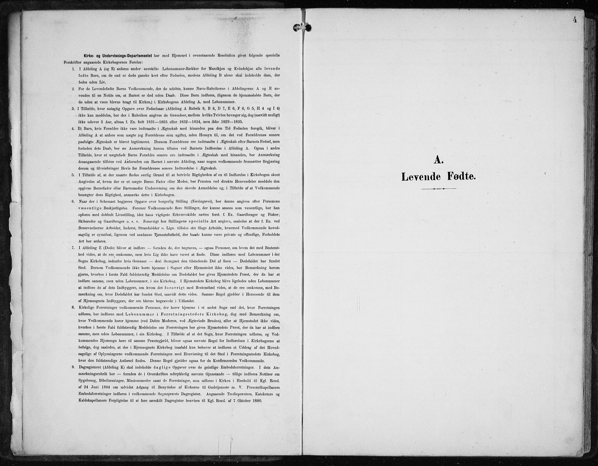 Årdal sokneprestembete, SAB/A-81701: Klokkerbok nr. A 2, 1899-1939, s. 4