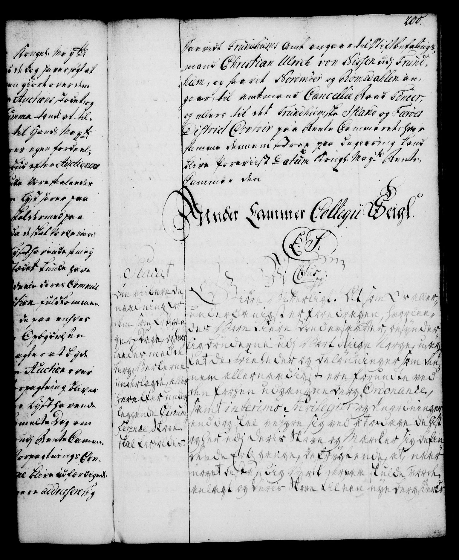 Rentekammeret, Kammerkanselliet, RA/EA-3111/G/Gg/Gga/L0005: Norsk ekspedisjonsprotokoll med register (merket RK 53.5), 1741-1749, s. 200