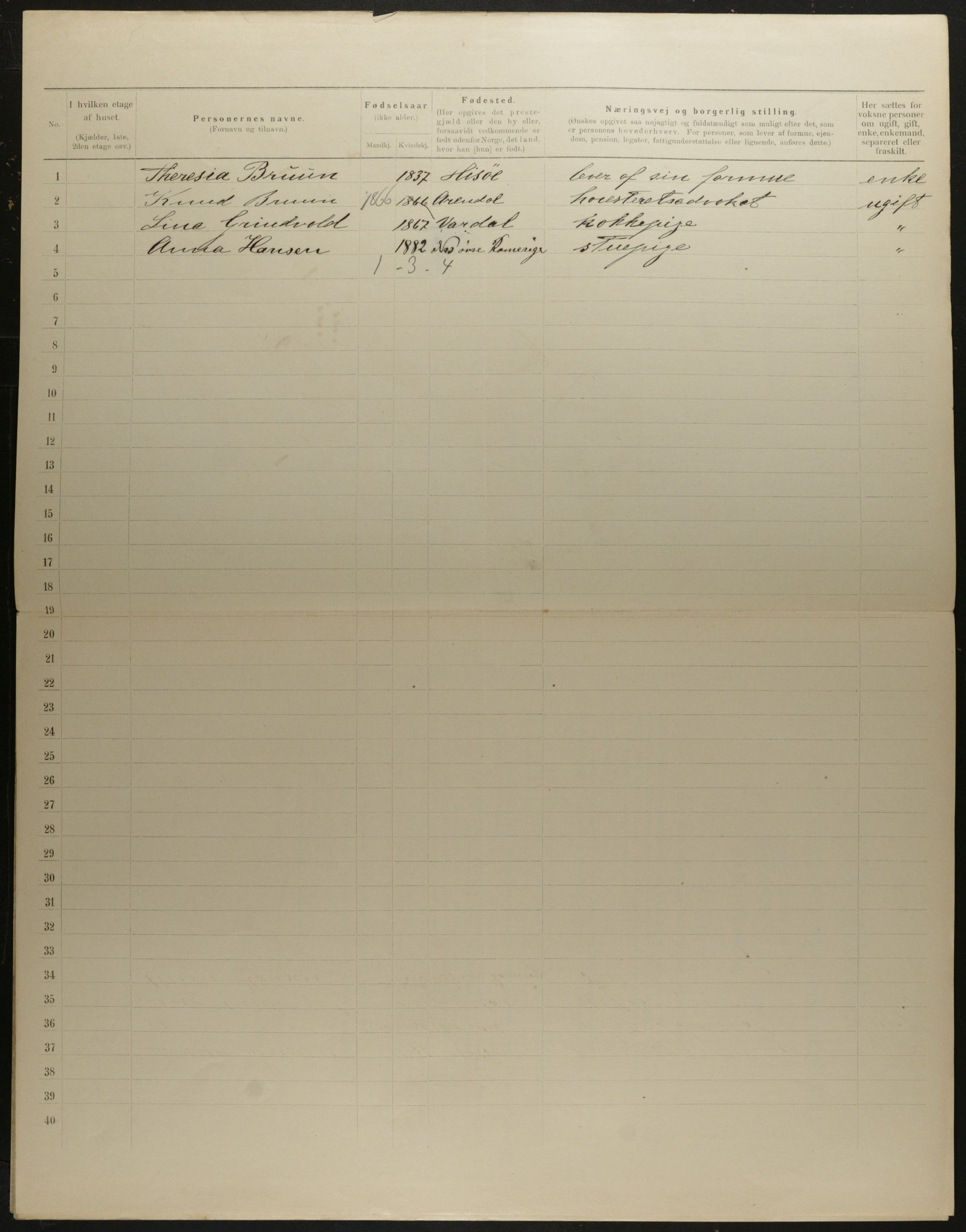 OBA, Kommunal folketelling 31.12.1901 for Kristiania kjøpstad, 1901, s. 5270
