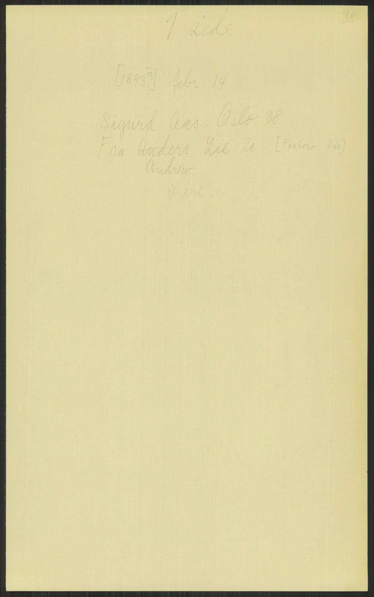 Samlinger til kildeutgivelse, Amerikabrevene, AV/RA-EA-4057/F/L0034: Innlån fra Nord-Trøndelag, 1838-1914, s. 463