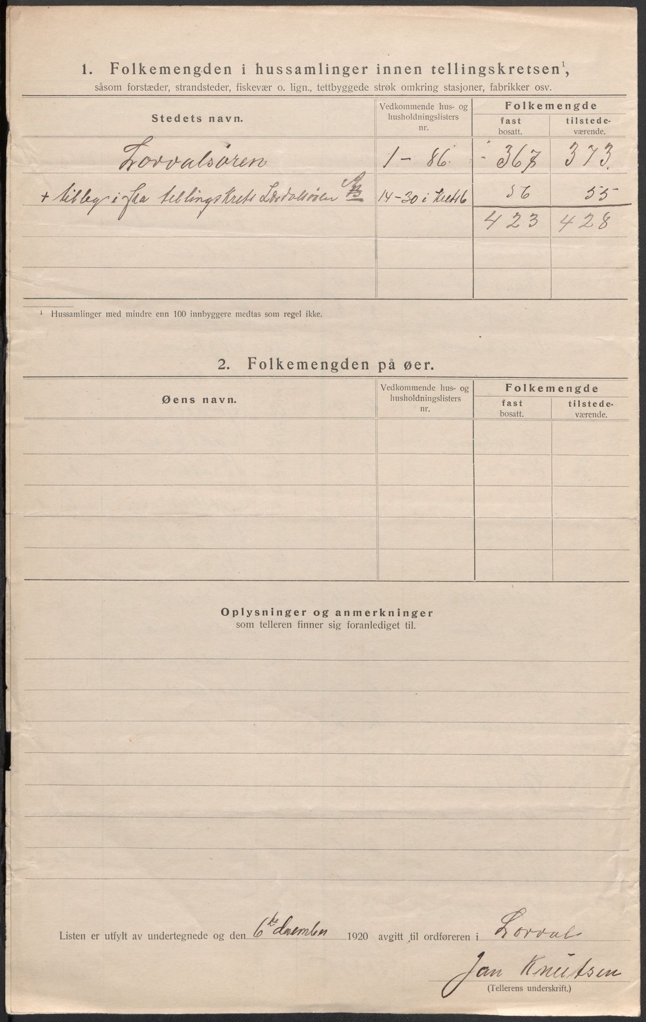 SAB, Folketelling 1920 for 1422 Lærdal herred, 1920, s. 25