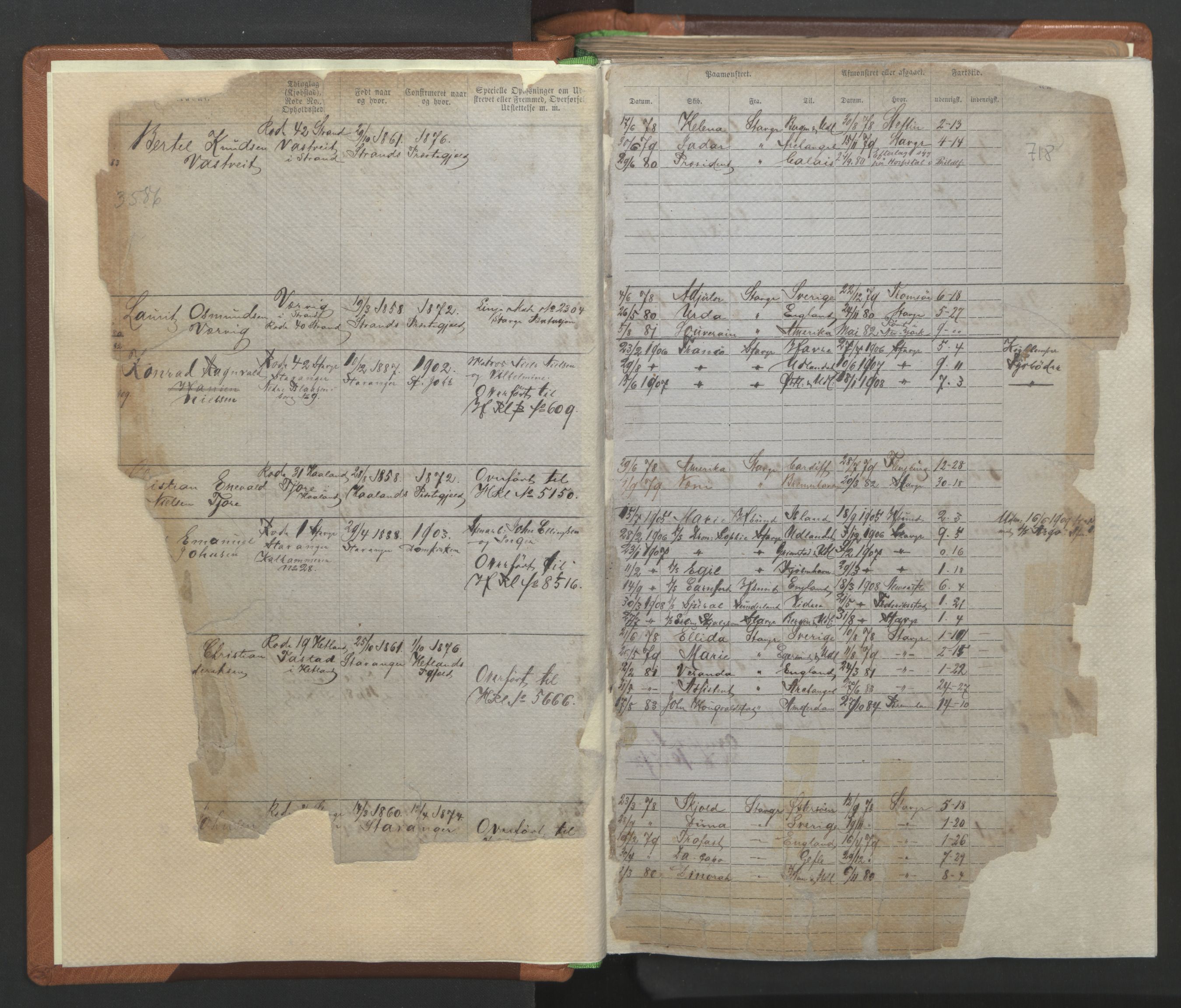 Stavanger sjømannskontor, AV/SAST-A-102006/F/Ff/L0006: Annotasjonsrulle No 2, patentnr. 3586-5505, 1878-1900, s. 4