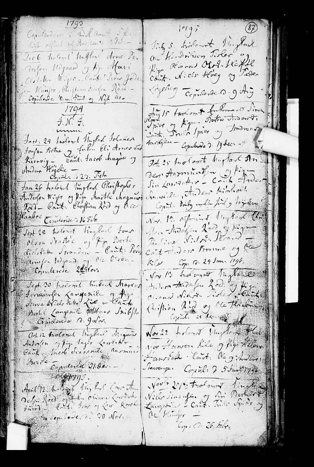 Hvaler prestekontor Kirkebøker, AV/SAO-A-2001/F/Fa/L0003: Ministerialbok nr. I 3, 1758-1796, s. 87