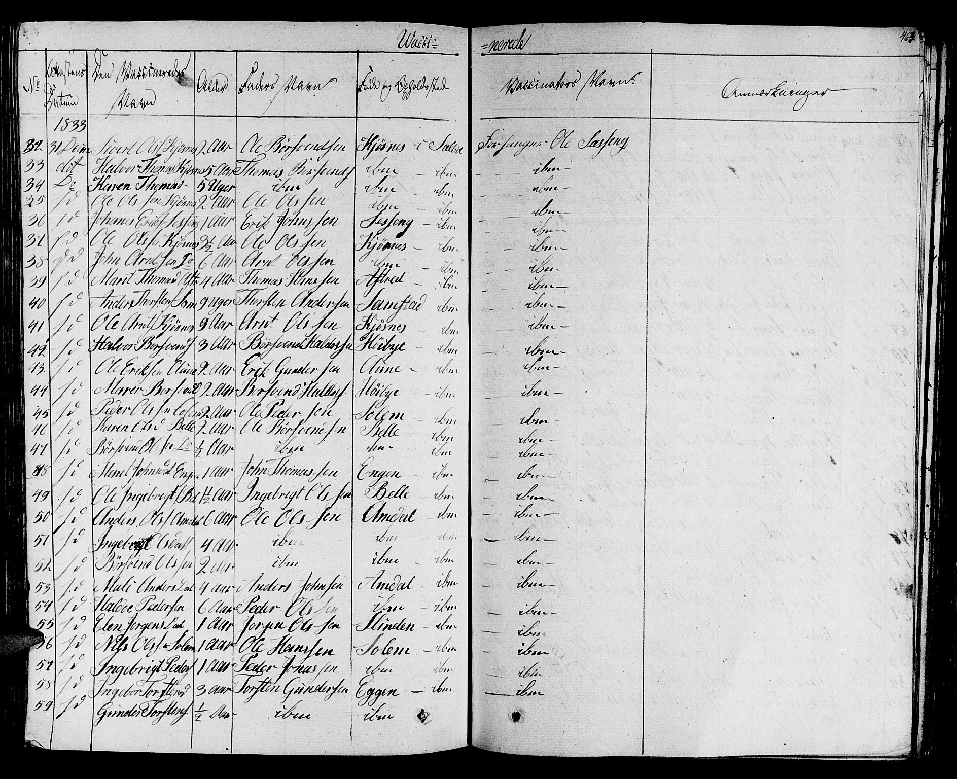 Ministerialprotokoller, klokkerbøker og fødselsregistre - Sør-Trøndelag, SAT/A-1456/695/L1143: Ministerialbok nr. 695A05 /1, 1824-1842, s. 463