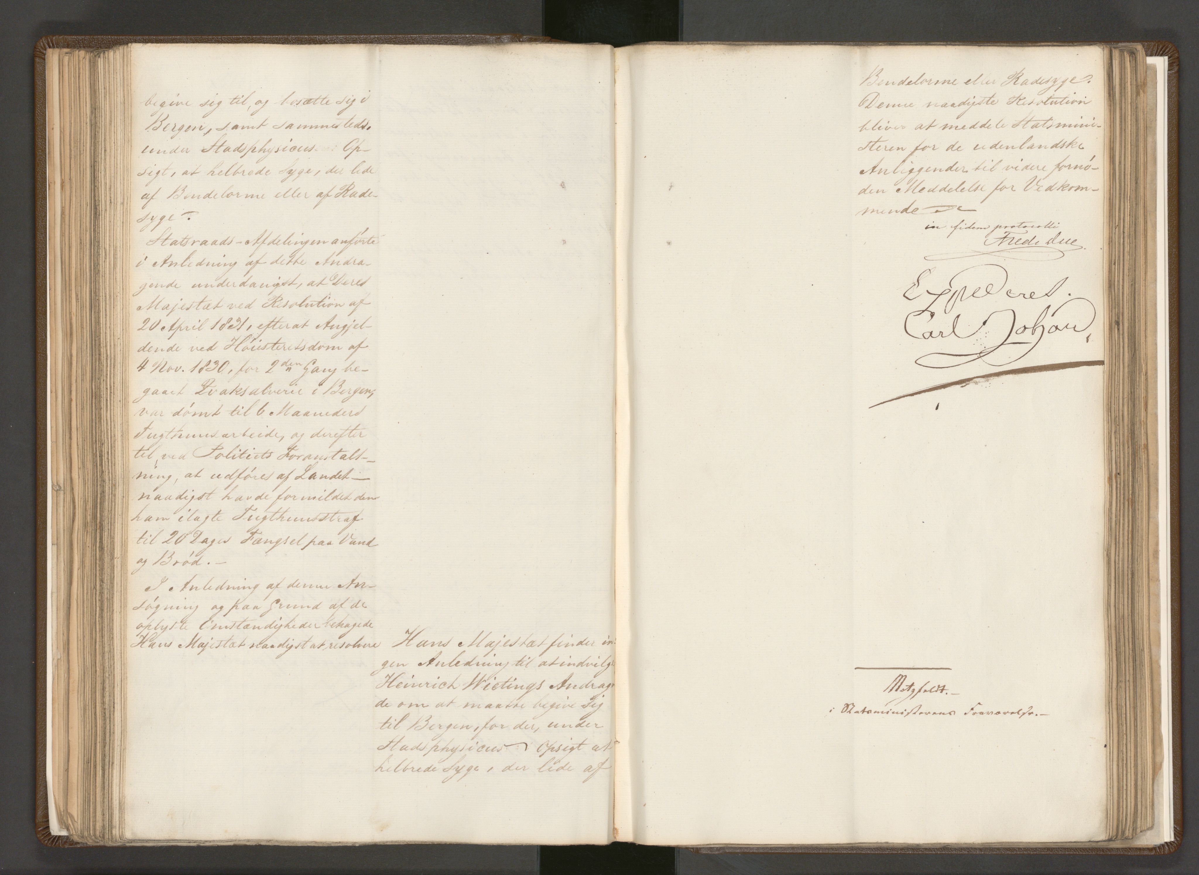 Statsrådssekretariatet, AV/RA-S-1001/A/Ab/L0033: Kgl. res. nr.  513-1088, 2. halvår, 1831