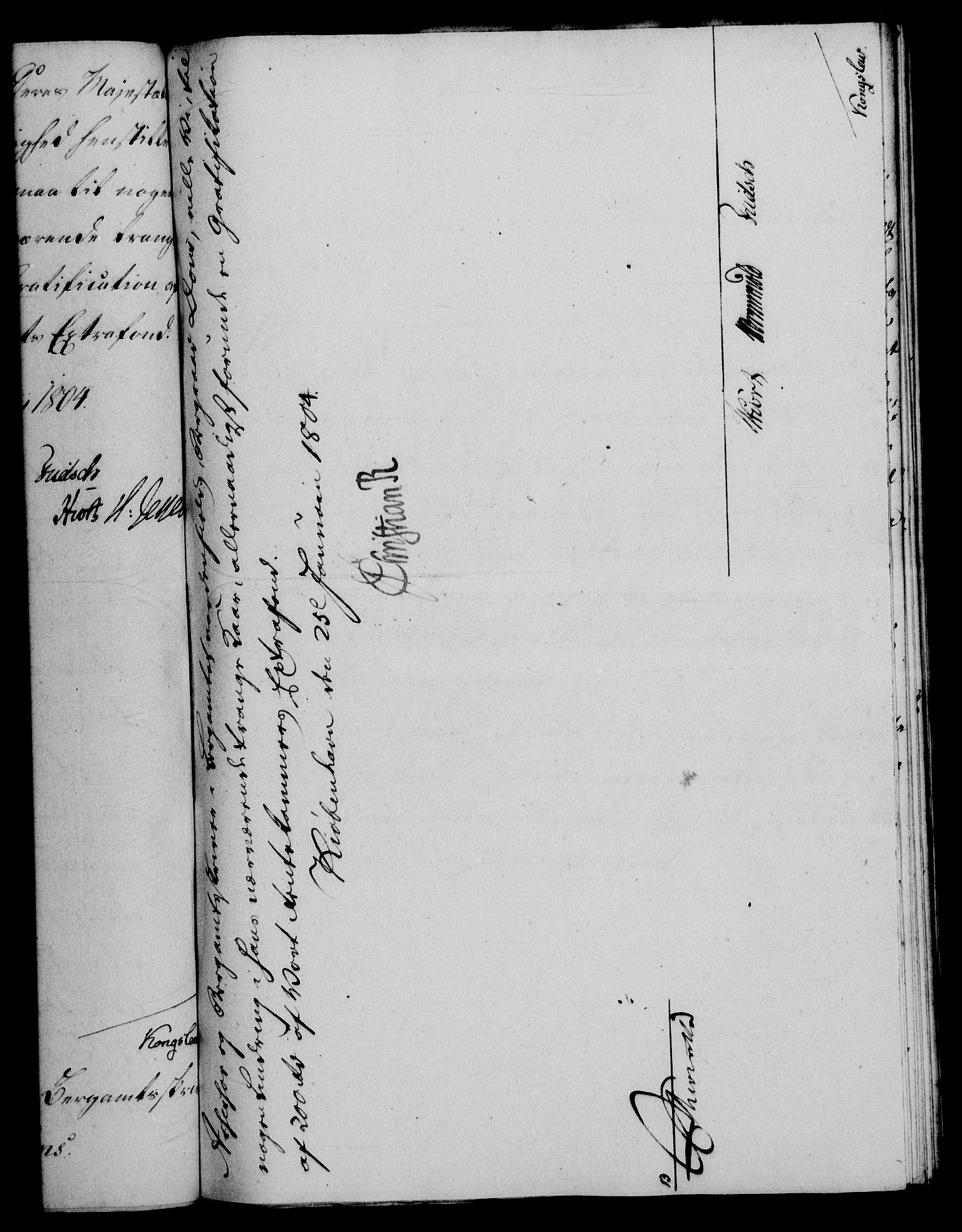 Rentekammeret, Renteskriverkontorene, AV/RA-EA-3115/M/Mf/Mfb/L0006: Relasjons- og resolusjonsprotokoll med register (merket RK 54.12), 1803-1804
