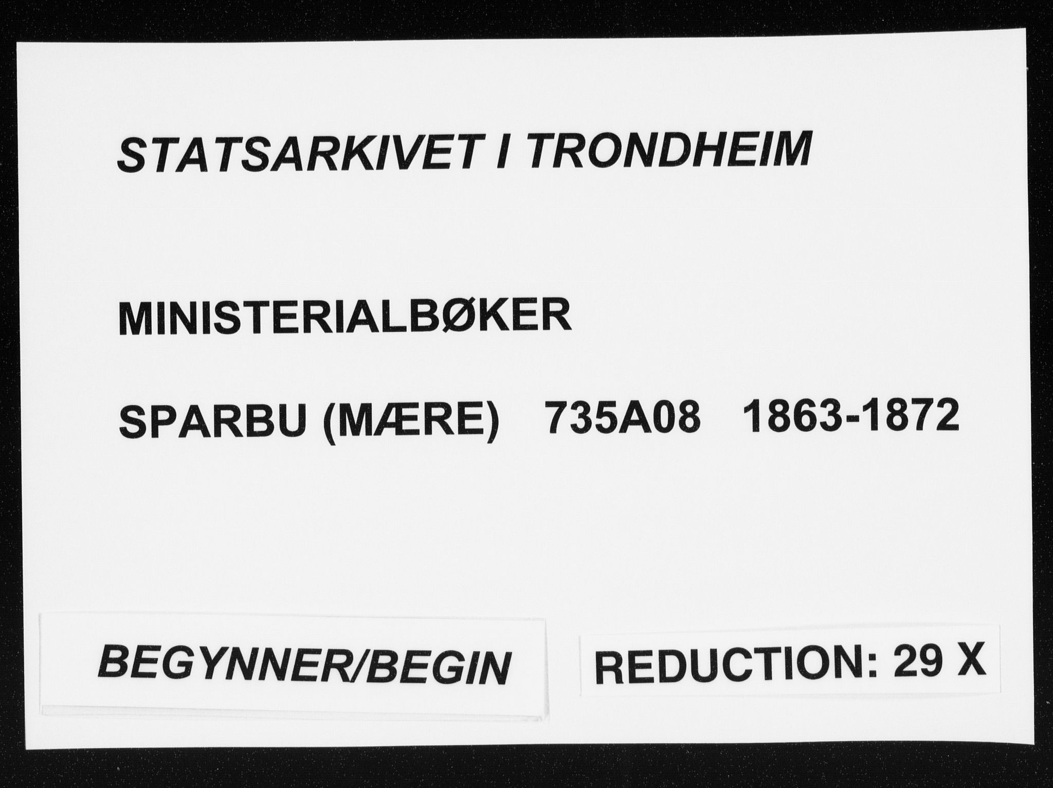 Ministerialprotokoller, klokkerbøker og fødselsregistre - Nord-Trøndelag, SAT/A-1458/735/L0345: Ministerialbok nr. 735A08 /2, 1863-1872