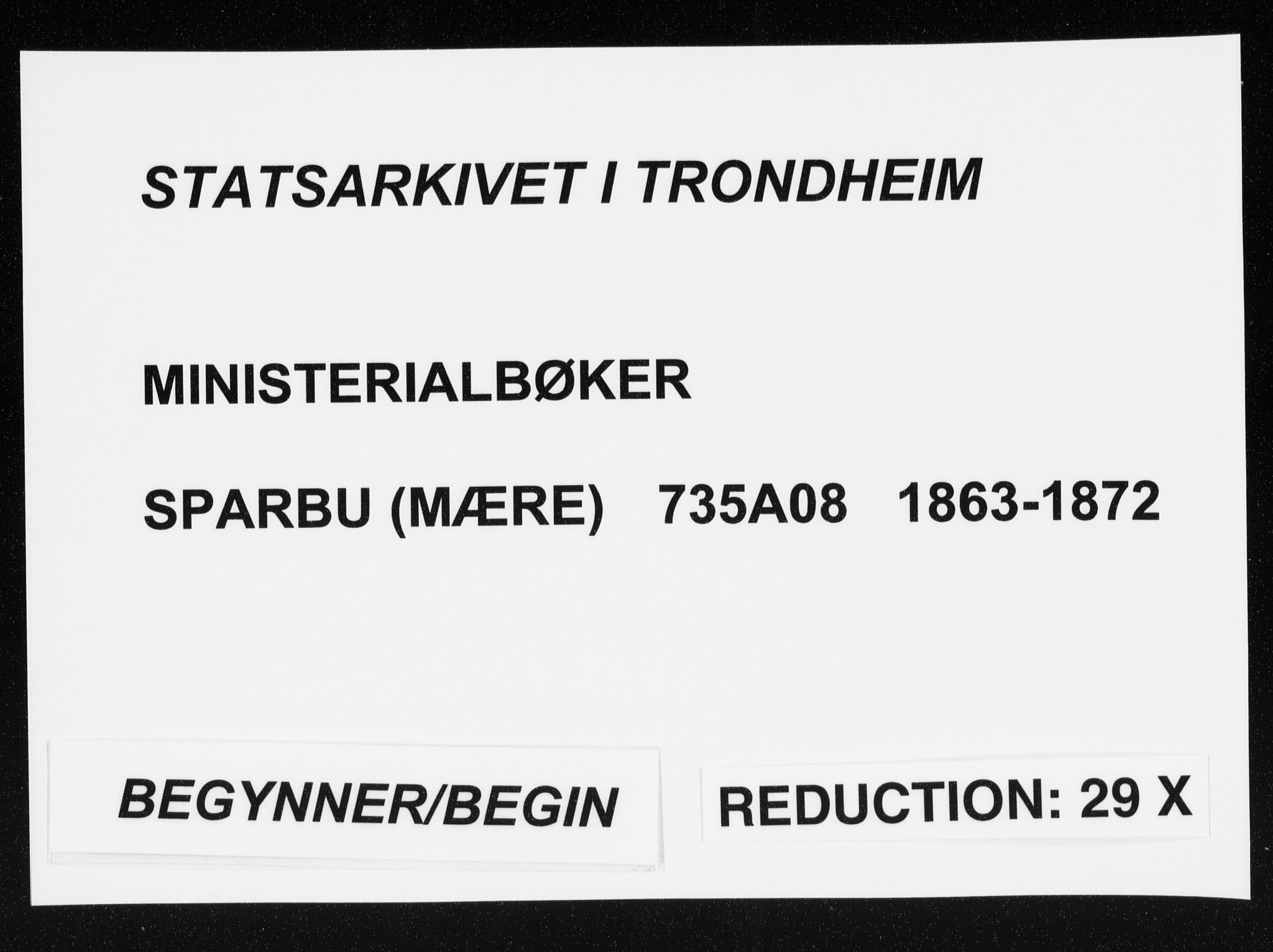 Ministerialprotokoller, klokkerbøker og fødselsregistre - Nord-Trøndelag, AV/SAT-A-1458/735/L0345: Ministerialbok nr. 735A08 /1, 1863-1872