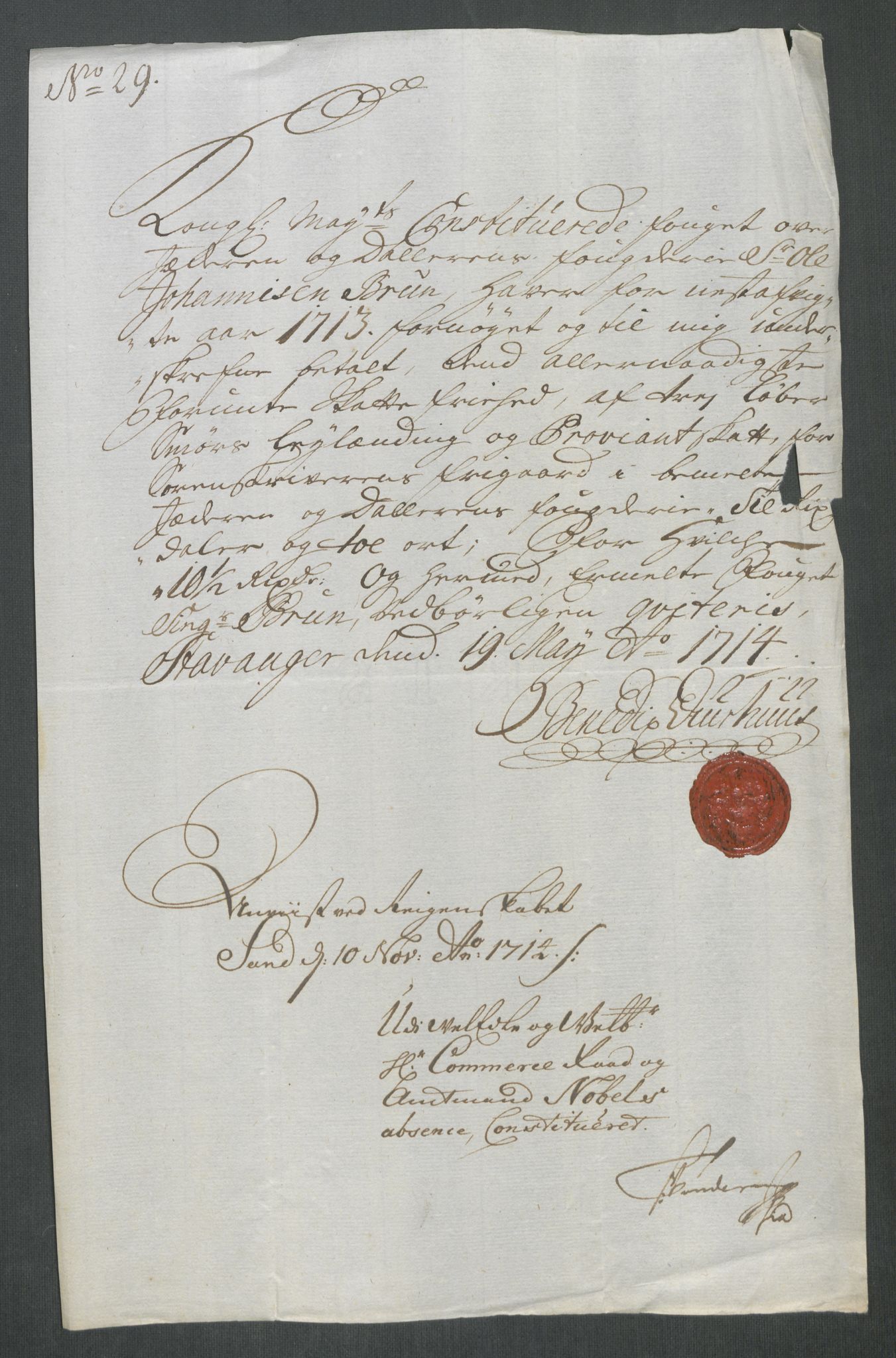 Rentekammeret inntil 1814, Reviderte regnskaper, Fogderegnskap, AV/RA-EA-4092/R46/L2738: Fogderegnskap Jæren og Dalane, 1713-1714, s. 101
