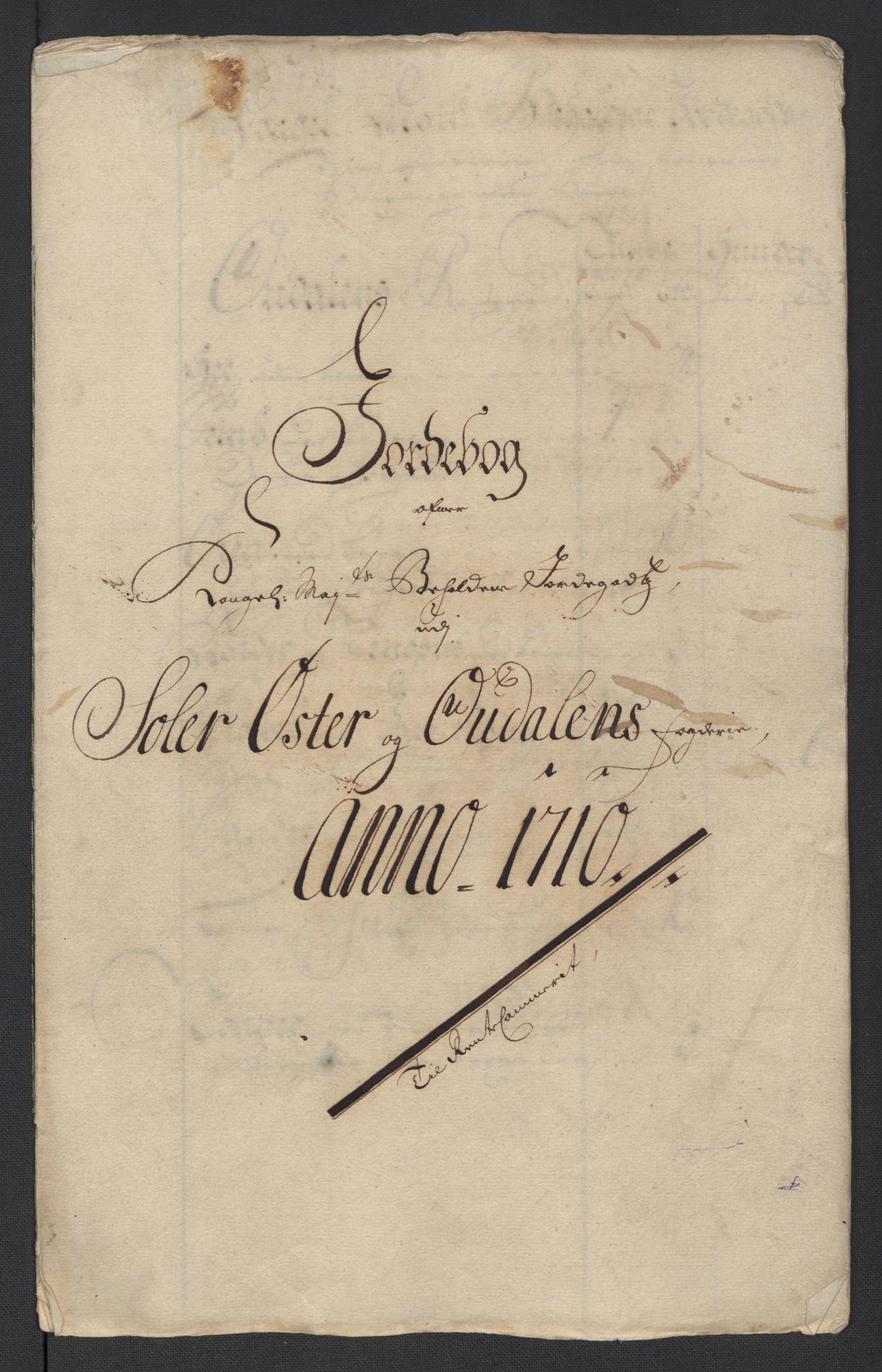 Rentekammeret inntil 1814, Reviderte regnskaper, Fogderegnskap, RA/EA-4092/R13/L0847: Fogderegnskap Solør, Odal og Østerdal, 1710, s. 46