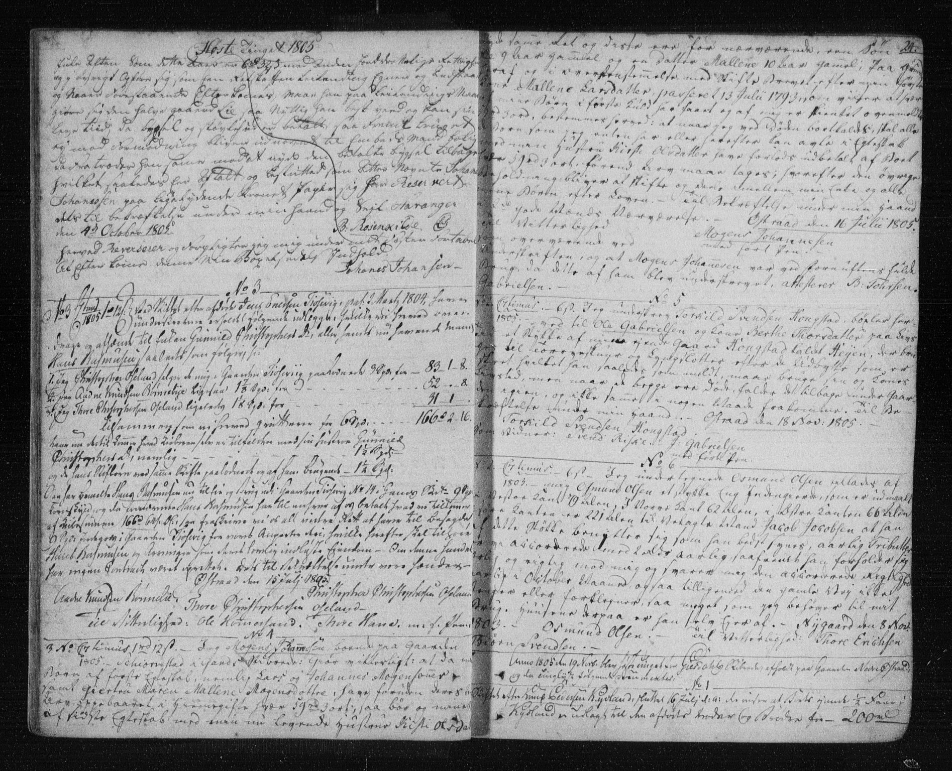Jæren og Dalane sorenskriveri, AV/SAST-A-100306/4/41/41B/L0011: Pantebok nr. 8, 1805-1812, s. 24