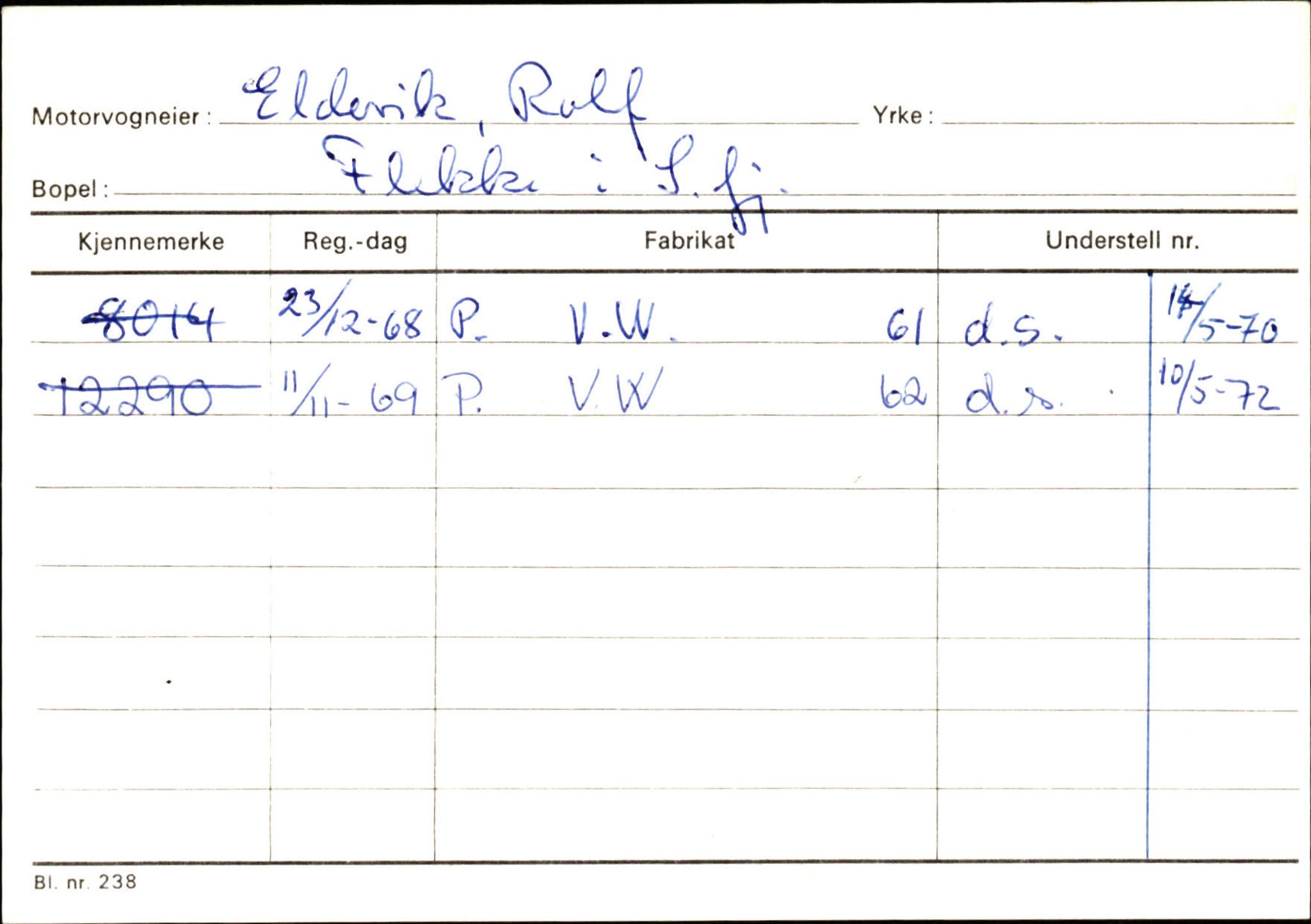 Statens vegvesen, Sogn og Fjordane vegkontor, AV/SAB-A-5301/4/F/L0125: Eigarregister Sogndal V-Å. Aurland A-Å. Fjaler A-N, 1945-1975, s. 1617