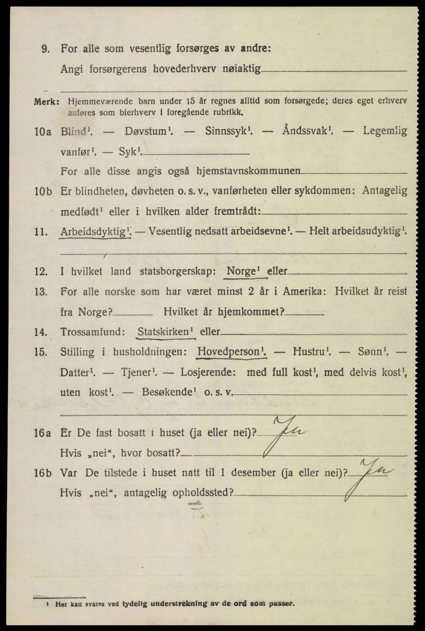 SAK, Folketelling 1920 for 0924 Landvik herred, 1920, s. 3391
