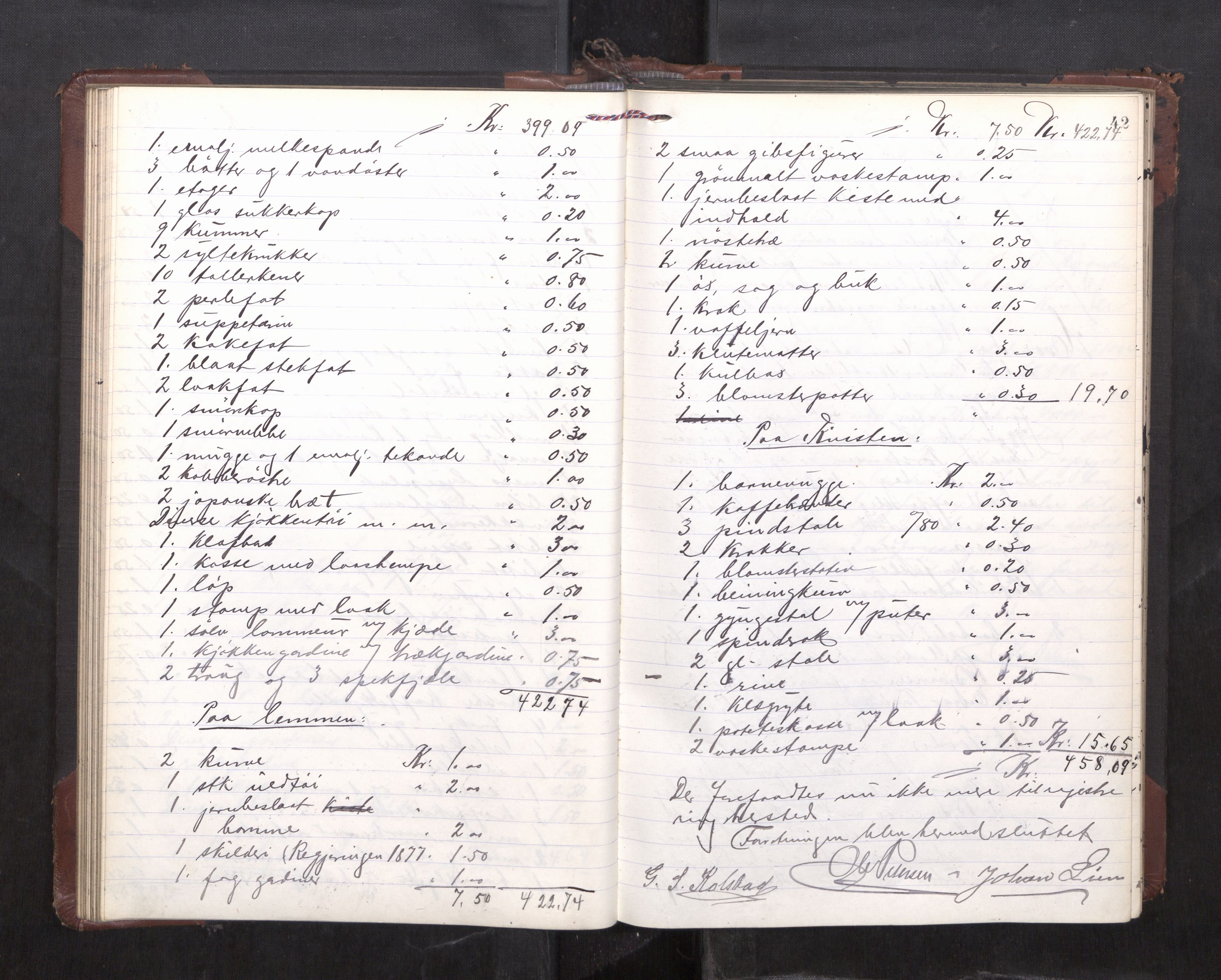 Trondheim byfogd, AV/SAT-A-0003/1/3/3C/L0036: Skifteregistreringsprotokoll - 14/4-24/9. (u/ register), 1915-1918, s. 42