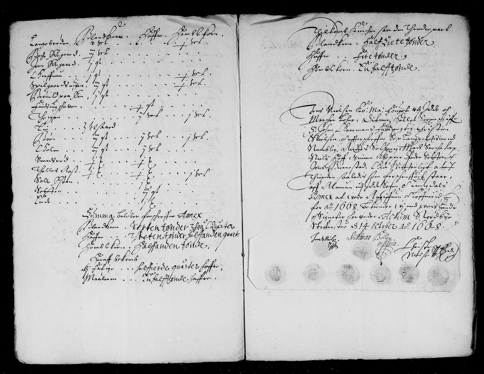 Rentekammeret inntil 1814, Reviderte regnskaper, Stiftamtstueregnskaper, Landkommissariatet på Akershus og Akershus stiftamt, AV/RA-EA-5869/R/Rb/L0049: Akershus stiftamt, 1668