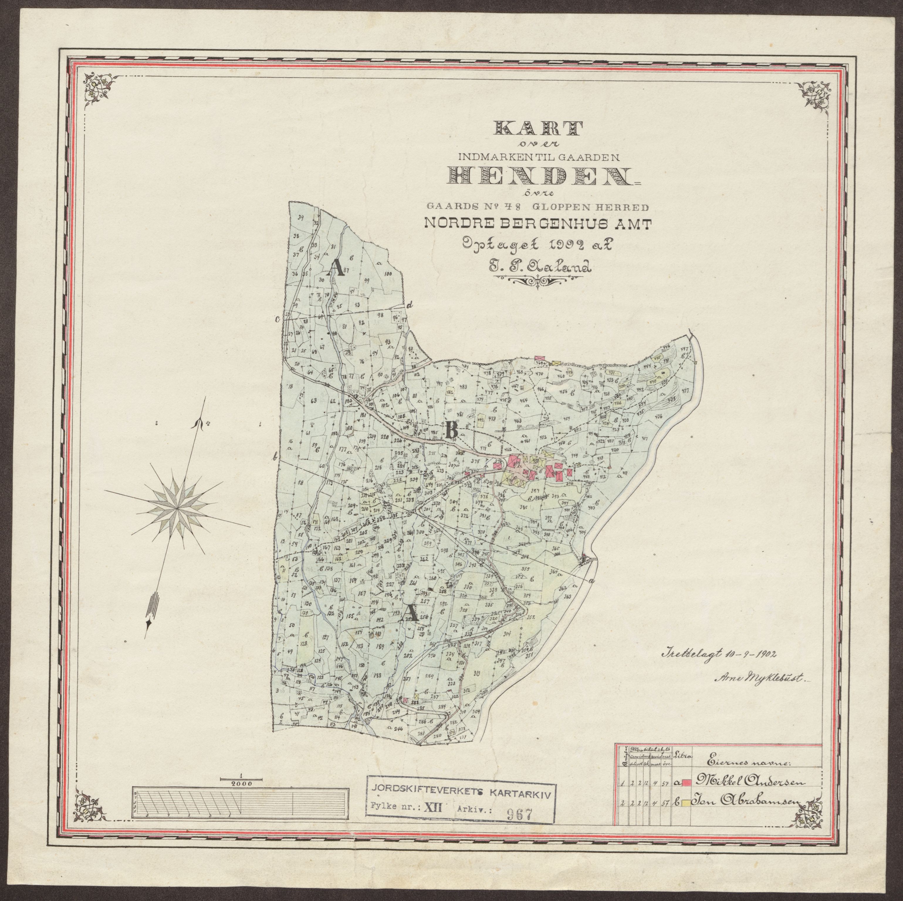 Jordskifteverkets kartarkiv, RA/S-3929/T, 1859-1988, s. 1100