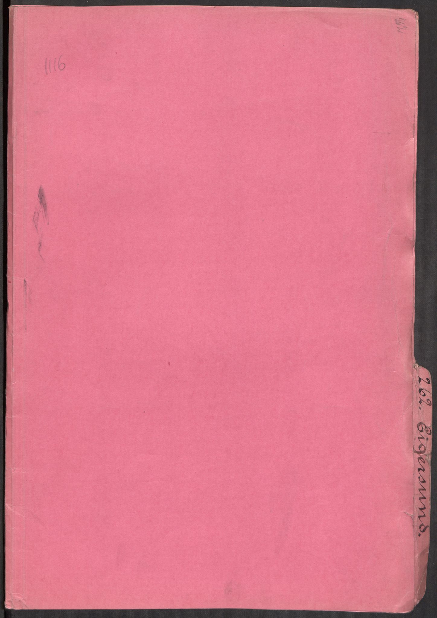 SAST, Folketelling 1920 for 1116 Eigersund herred, 1920, s. 1