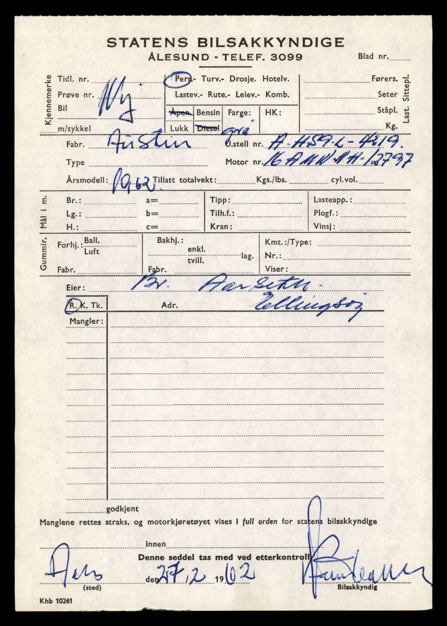 Møre og Romsdal vegkontor - Ålesund trafikkstasjon, AV/SAT-A-4099/F/Fe/L0048: Registreringskort for kjøretøy T 14721 - T 14863, 1927-1998, s. 1351