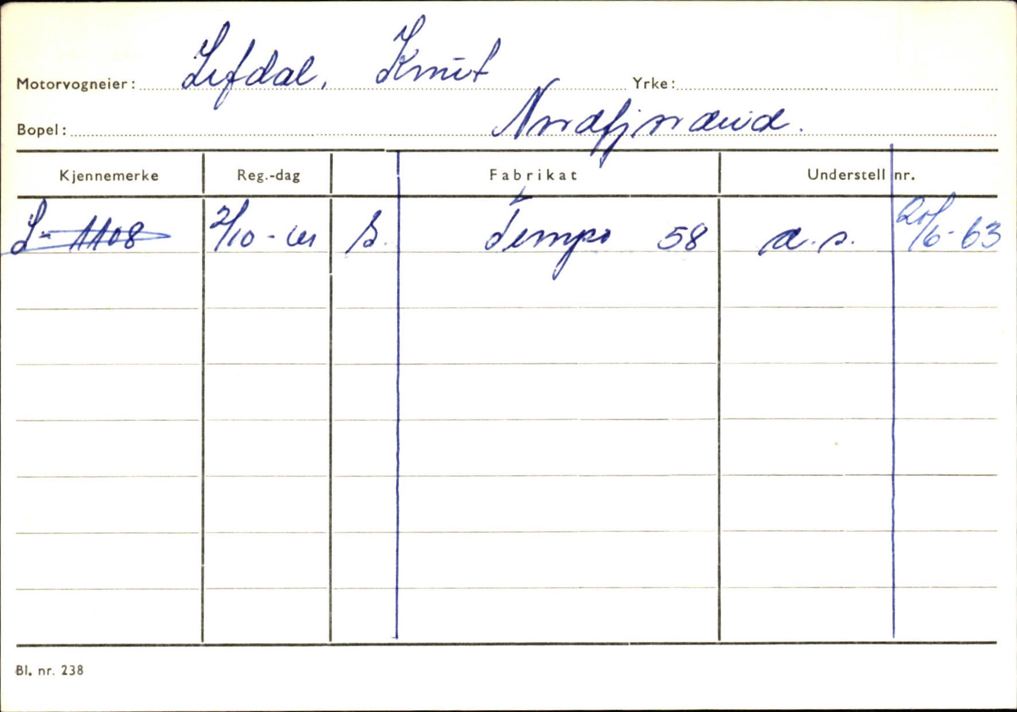 Statens vegvesen, Sogn og Fjordane vegkontor, SAB/A-5301/4/F/L0129: Eigarregistrer Eid A-S, 1945-1975, s. 1339