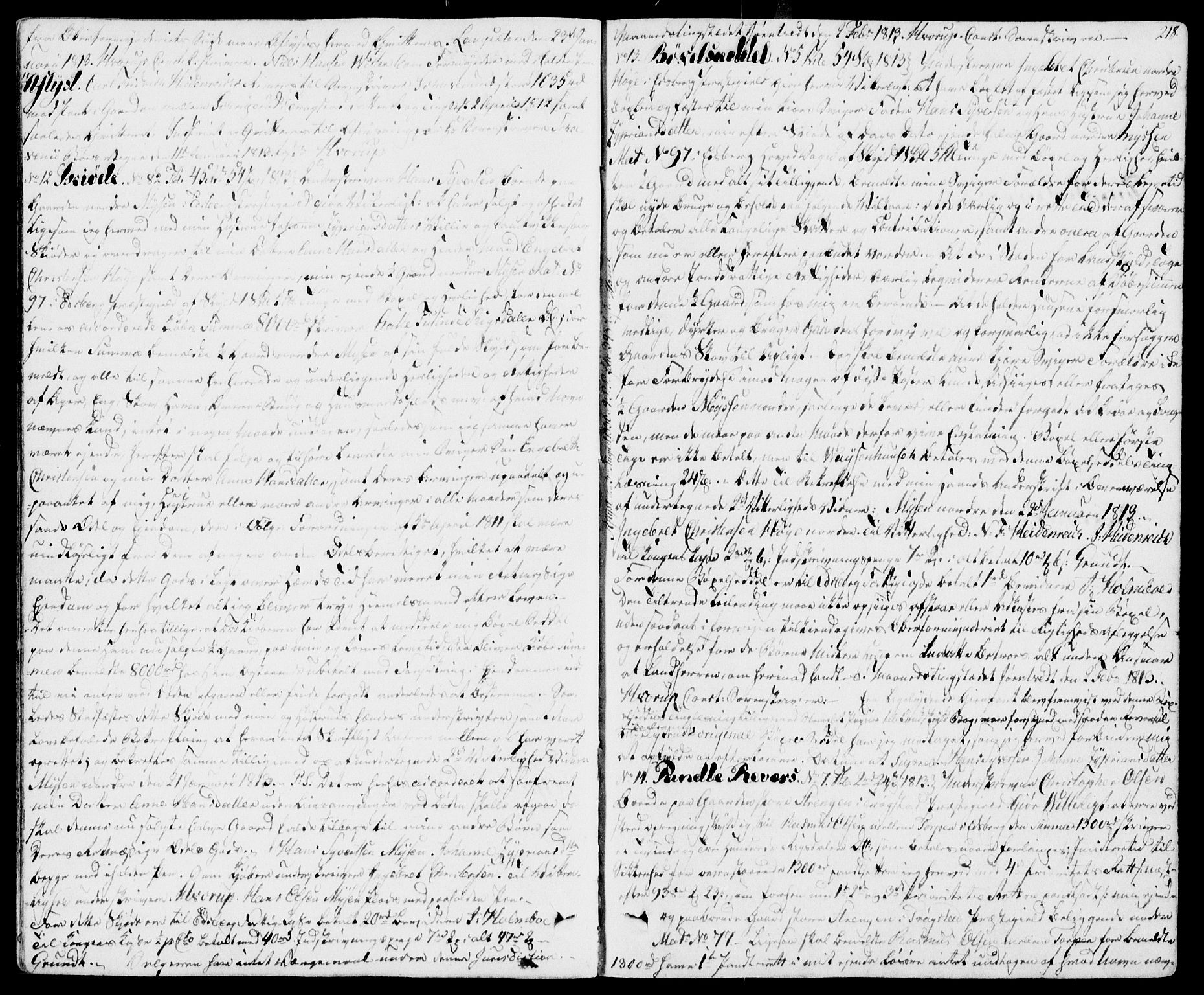 Heggen og Frøland sorenskriveri I, AV/SAO-A-11556/G/Gb/L0008: Pantebok nr. 8, 1807-1823, s. 218