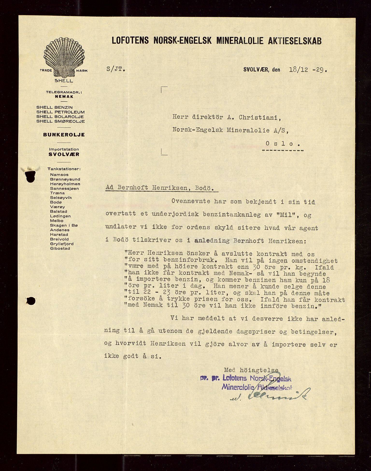 Pa 1521 - A/S Norske Shell, SAST/A-101915/E/Ea/Eaa/L0017: Sjefskorrespondanse, 1929, s. 148