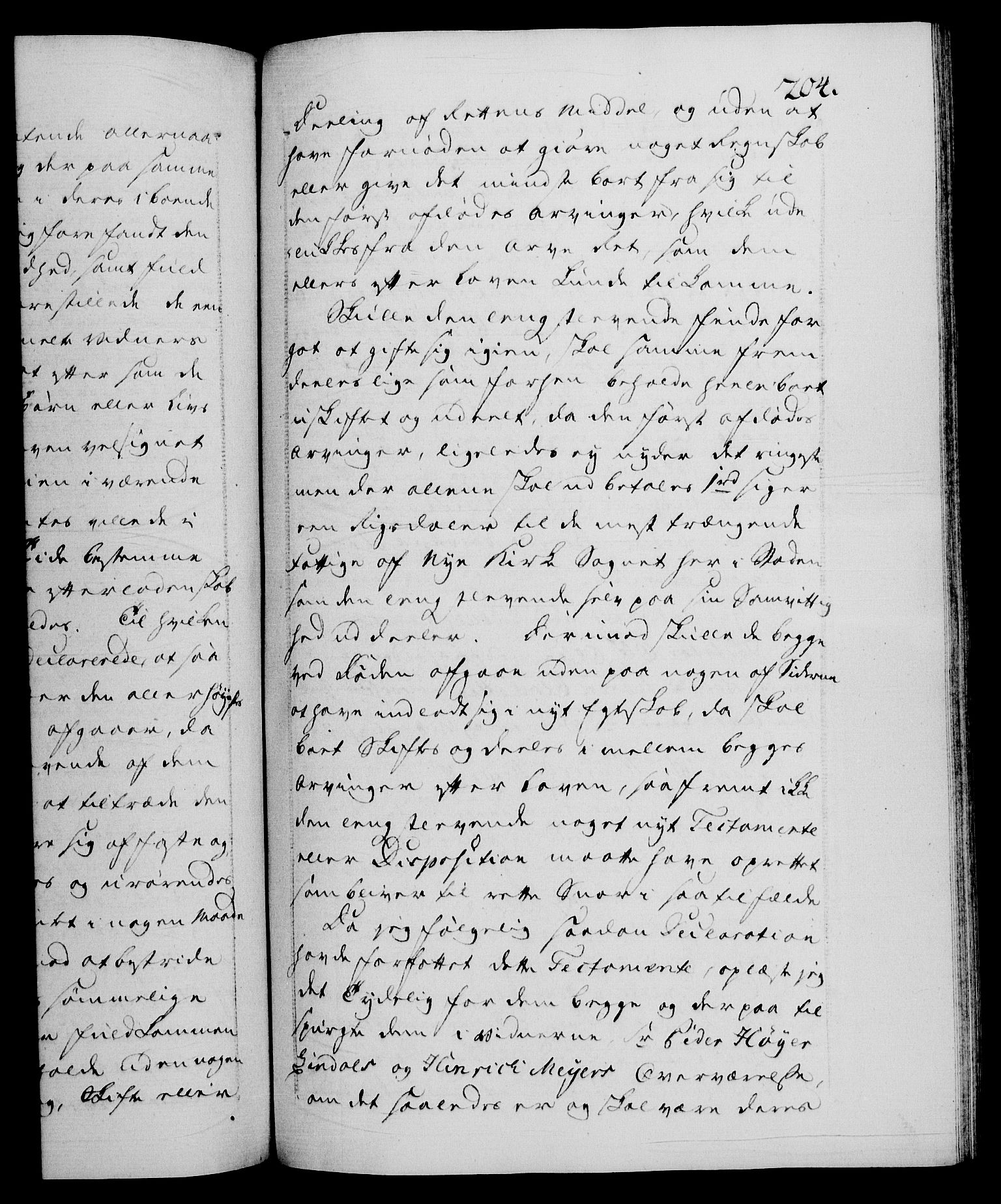 Danske Kanselli 1572-1799, RA/EA-3023/F/Fc/Fca/Fcaa/L0056: Norske registre, 1795-1796, s. 204a