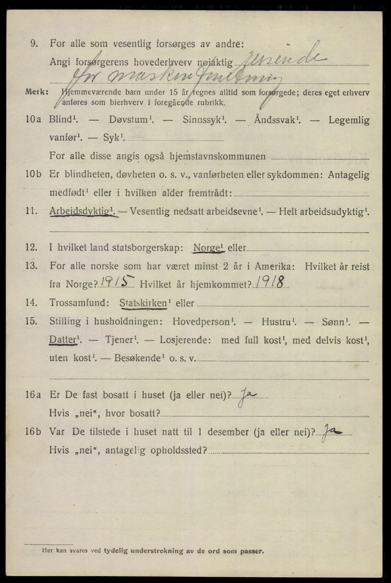 SAO, Folketelling 1920 for 0301 Kristiania kjøpstad, 1920, s. 392842