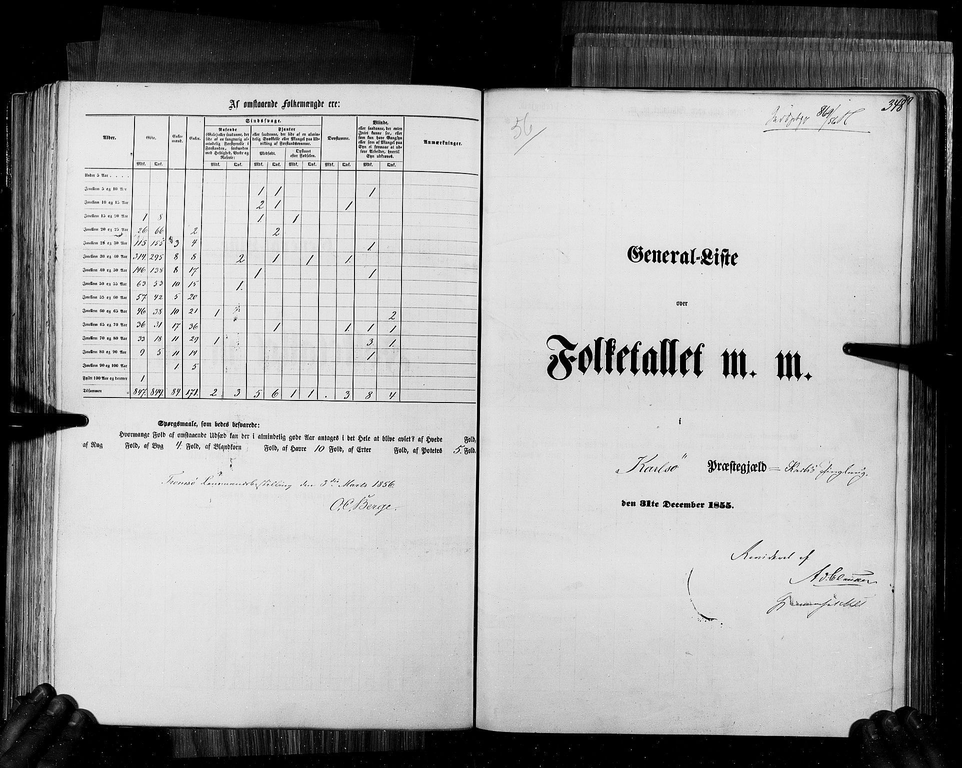 RA, Folketellingen 1855, bind 6B: Nordland amt og Finnmarken amt, 1855, s. 348