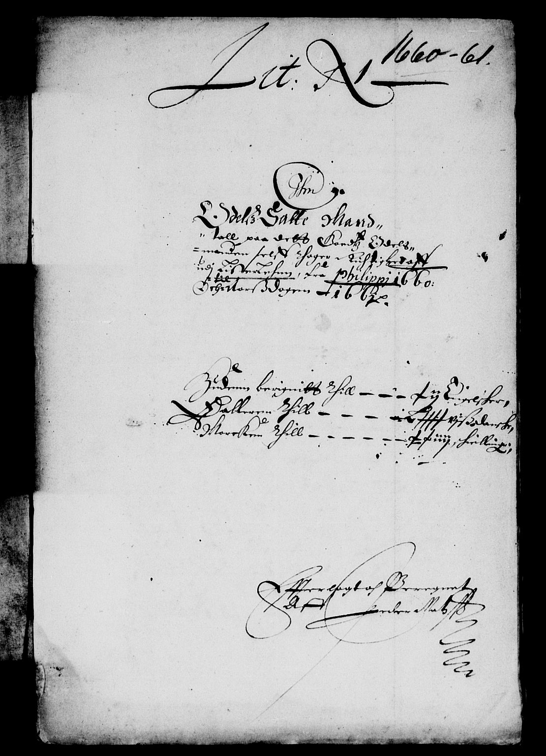 Rentekammeret inntil 1814, Reviderte regnskaper, Lensregnskaper, RA/EA-5023/R/Rb/Rbr/L0023: Lista len, 1660-1661