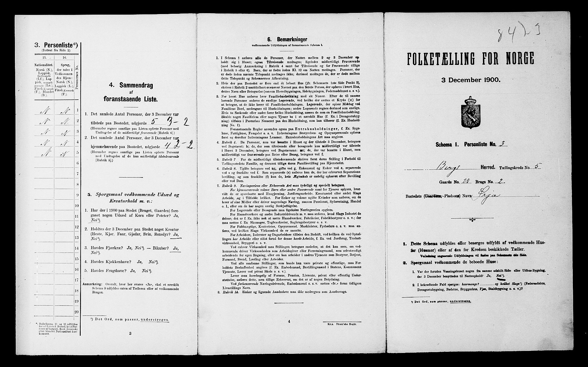 SATØ, Folketelling 1900 for 1929 Berg herred, 1900, s. 508