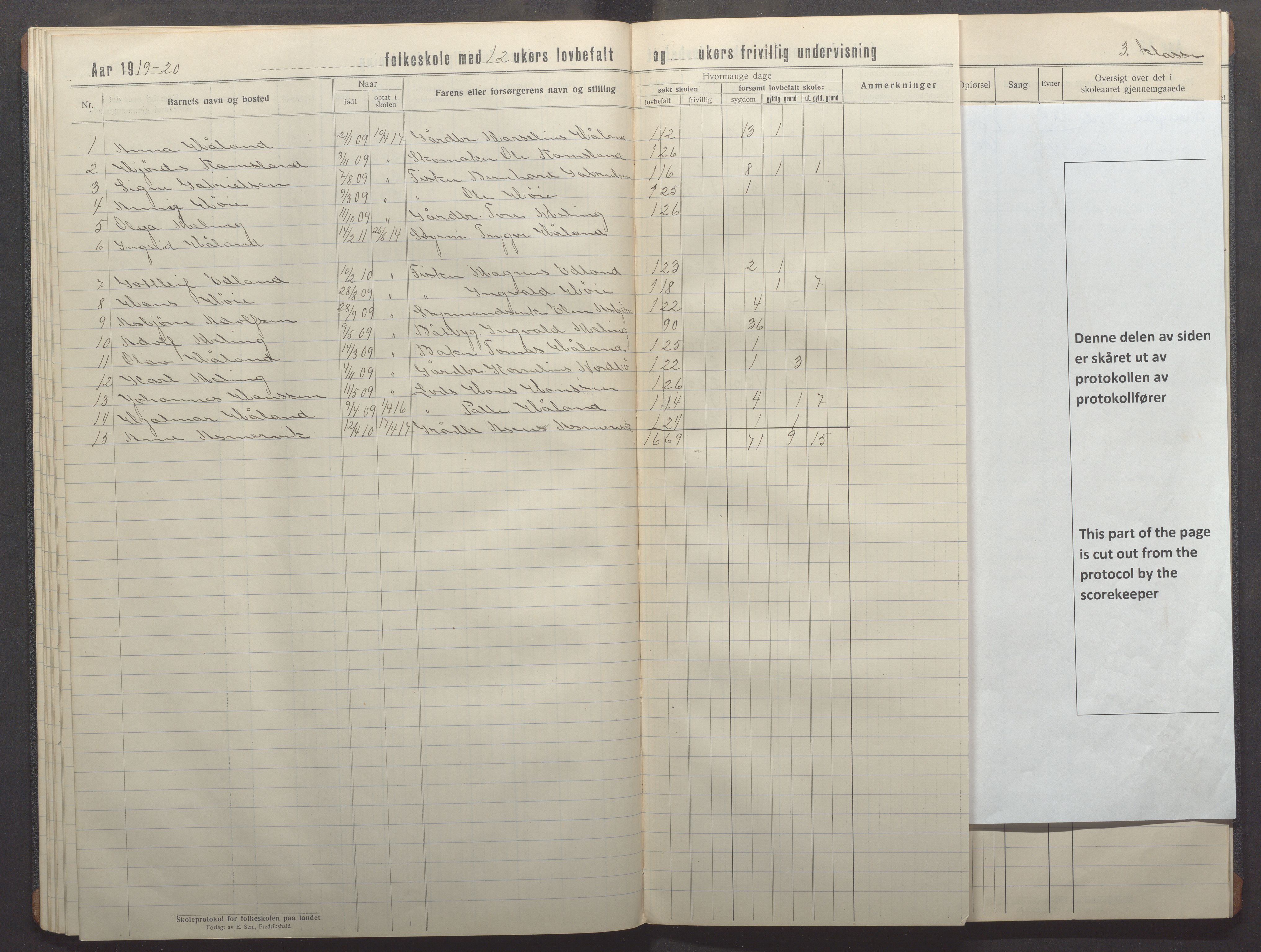 Kvitsøy kommune - Skolestyret, IKAR/K-100574/H/L0003: Skoleprotokoll, 1914-1922, s. 41