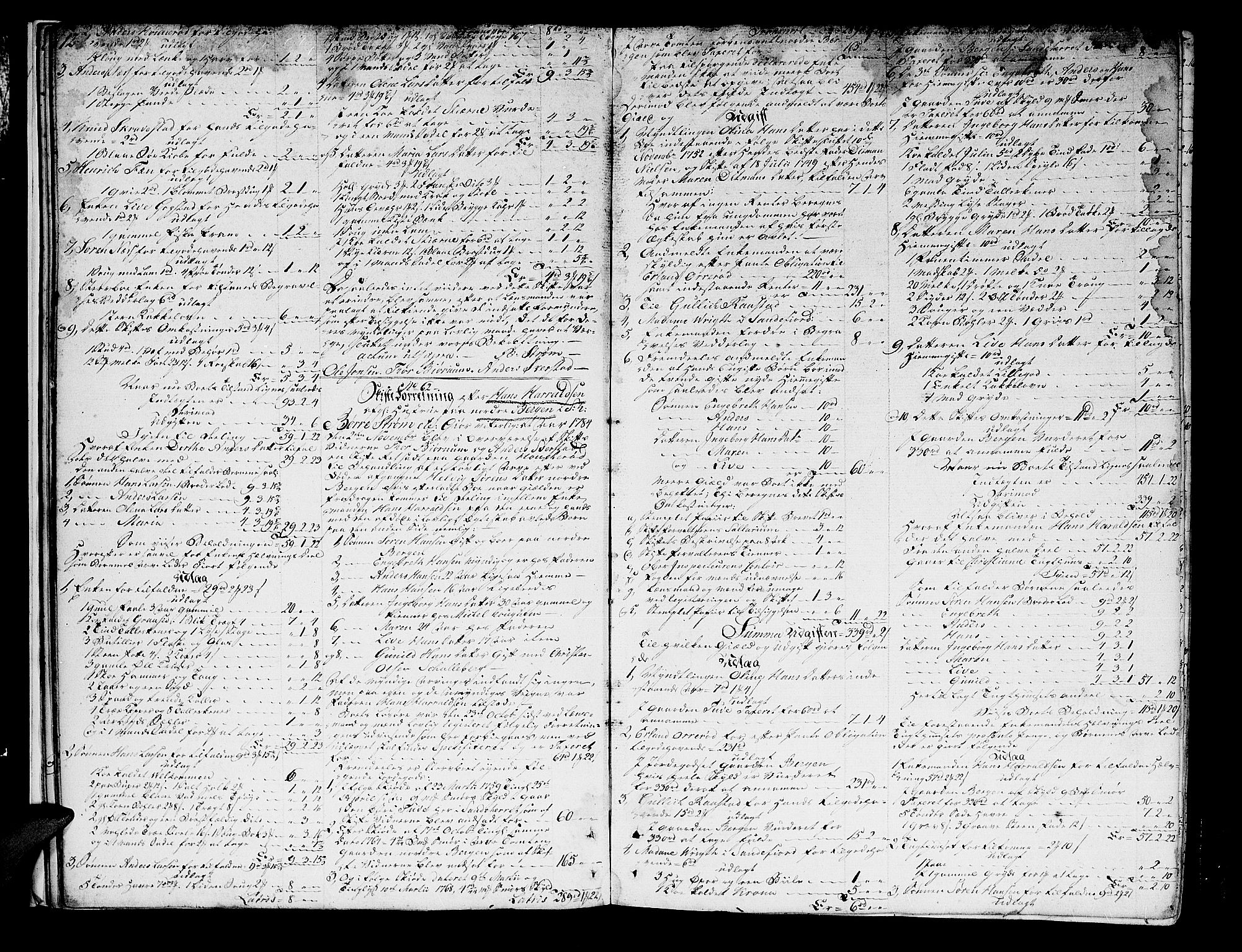 Larvik sorenskriveri, AV/SAKO-A-83/H/Hd/Hda/L0013a: Skifteprotokoll, 1784-1793, s. 12-13