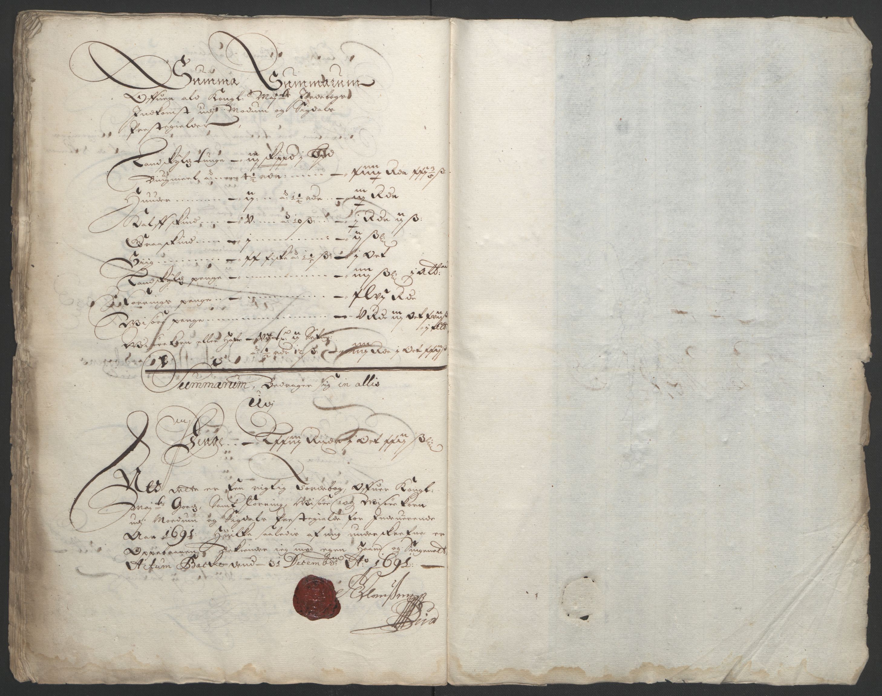 Rentekammeret inntil 1814, Reviderte regnskaper, Fogderegnskap, RA/EA-4092/R25/L1681: Fogderegnskap Buskerud, 1691-1692, s. 35