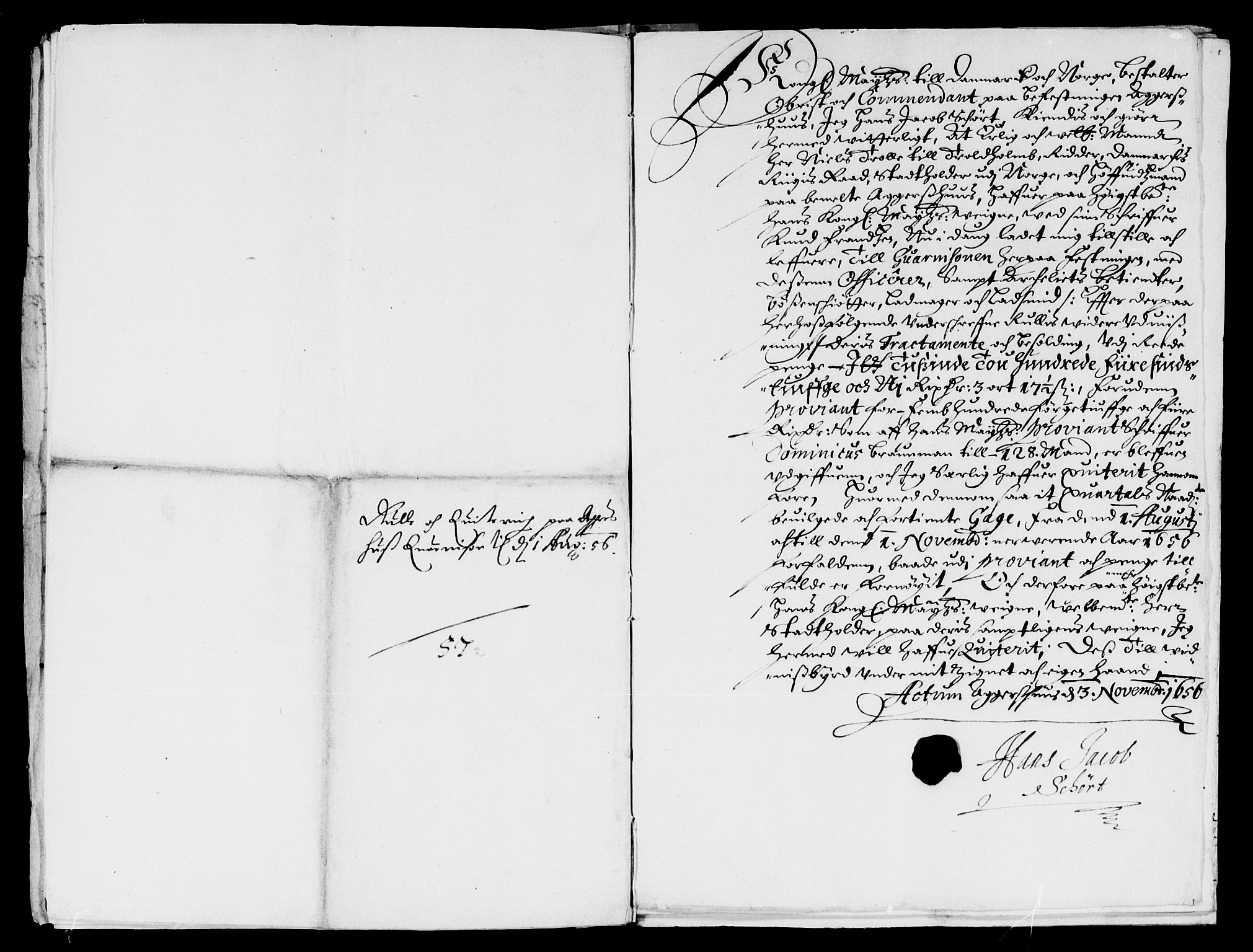 Rentekammeret inntil 1814, Reviderte regnskaper, Lensregnskaper, AV/RA-EA-5023/R/Rb/Rba/L0238: Akershus len, 1656-1657