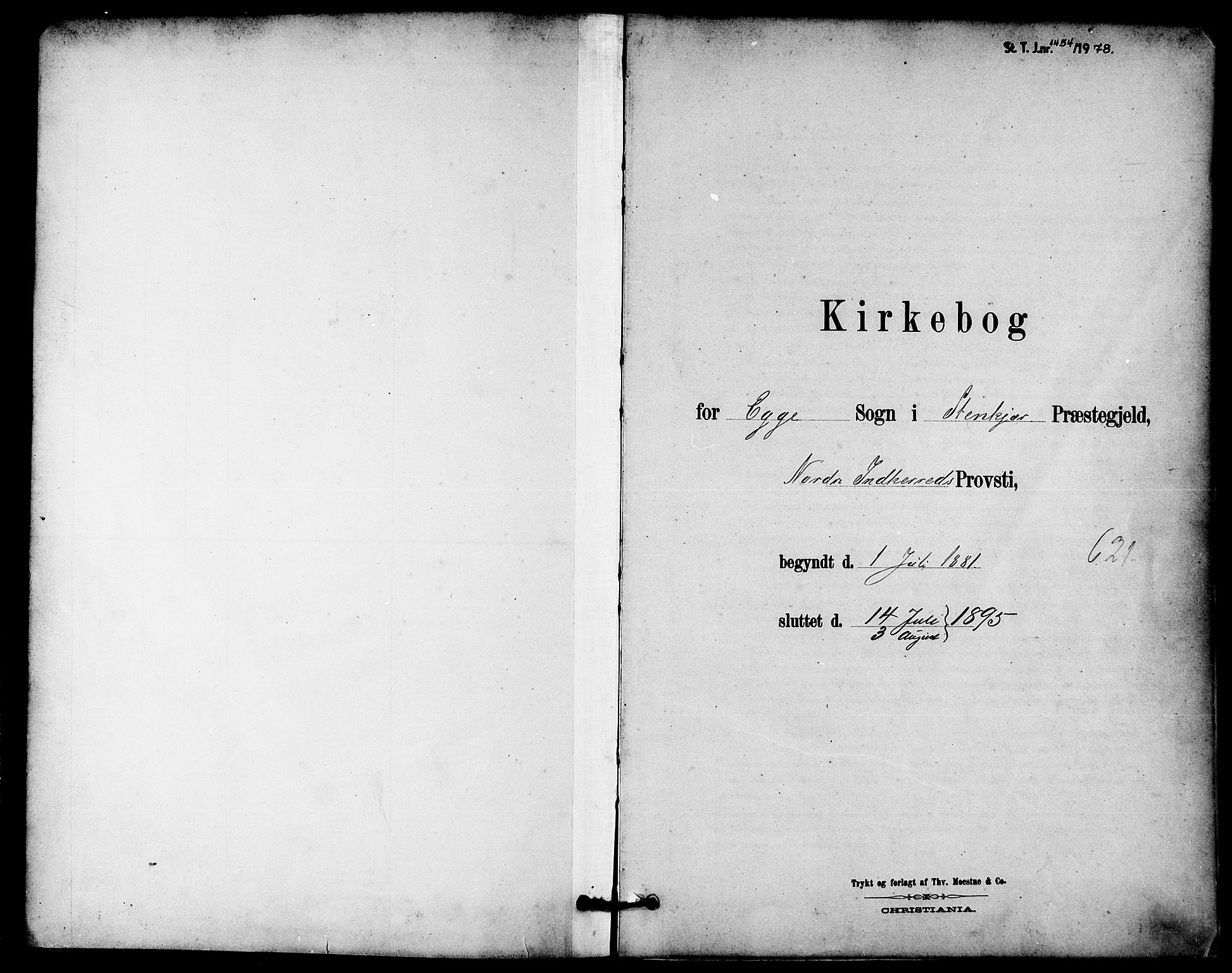 Ministerialprotokoller, klokkerbøker og fødselsregistre - Nord-Trøndelag, SAT/A-1458/740/L0378: Ministerialbok nr. 740A01, 1881-1895