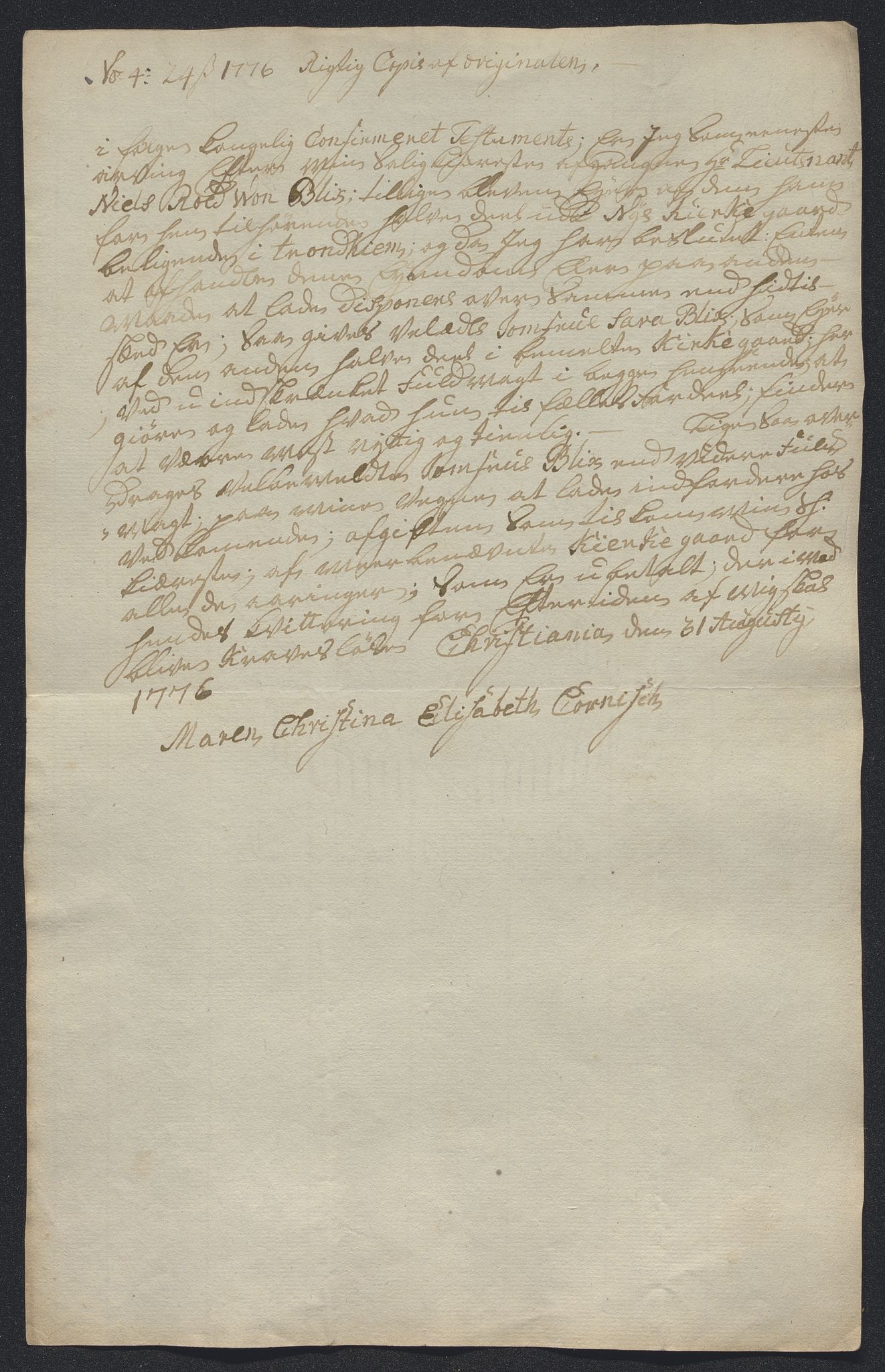 Tellefsen, Johan Christian, AV/RA-PA-0792/Fa/L0001: --, 1738-1856, s. 122